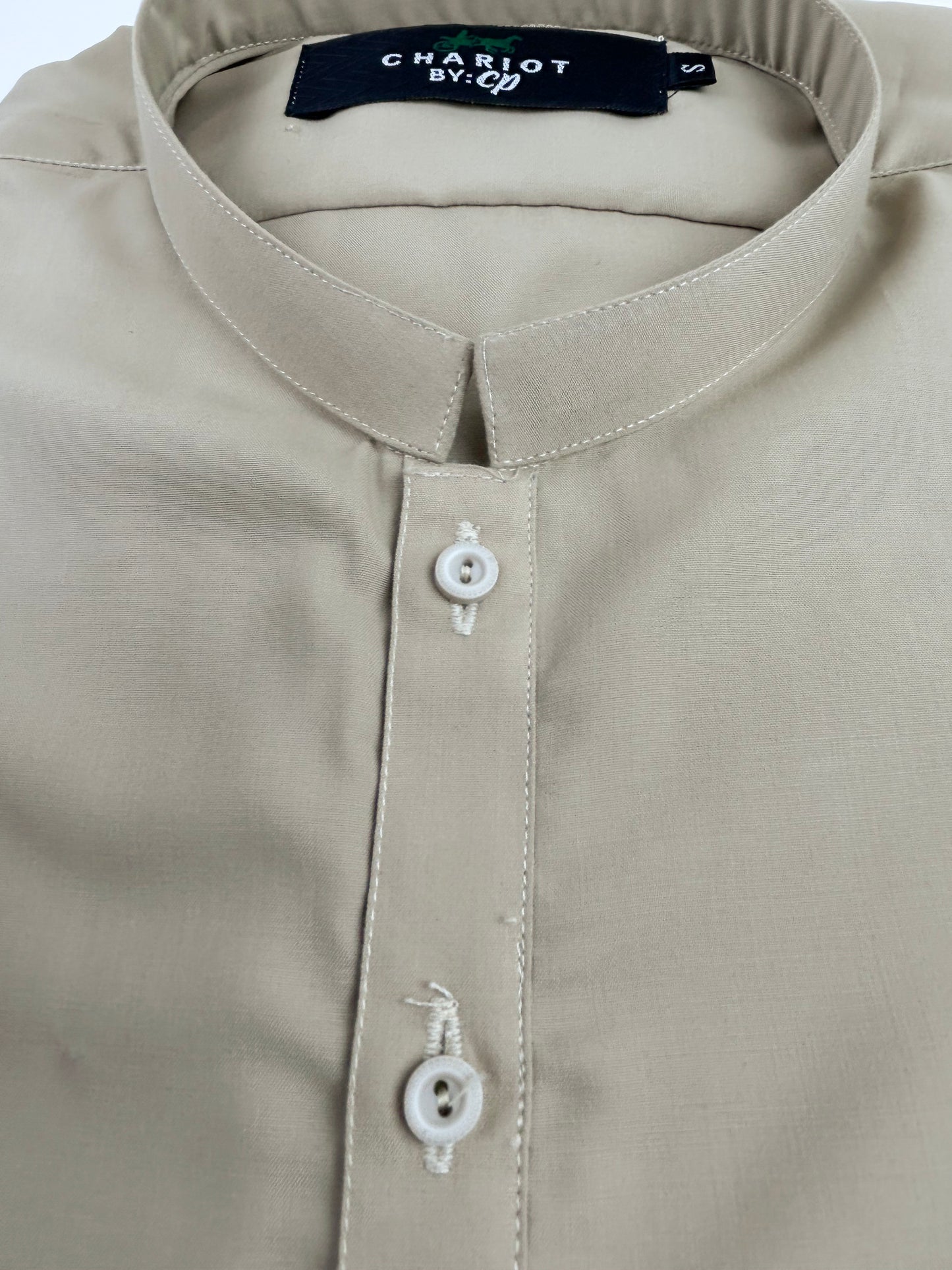 751/1-12 Light Brown Stitched Suit Kameez Shalwar For Men MSK178