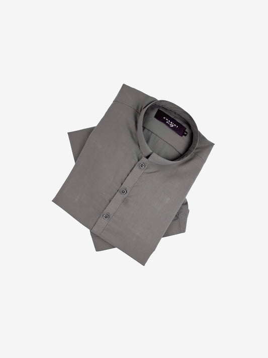 751/1-8 Dark Brown Stitched Suit Kameez Shalwar For Men MSK174