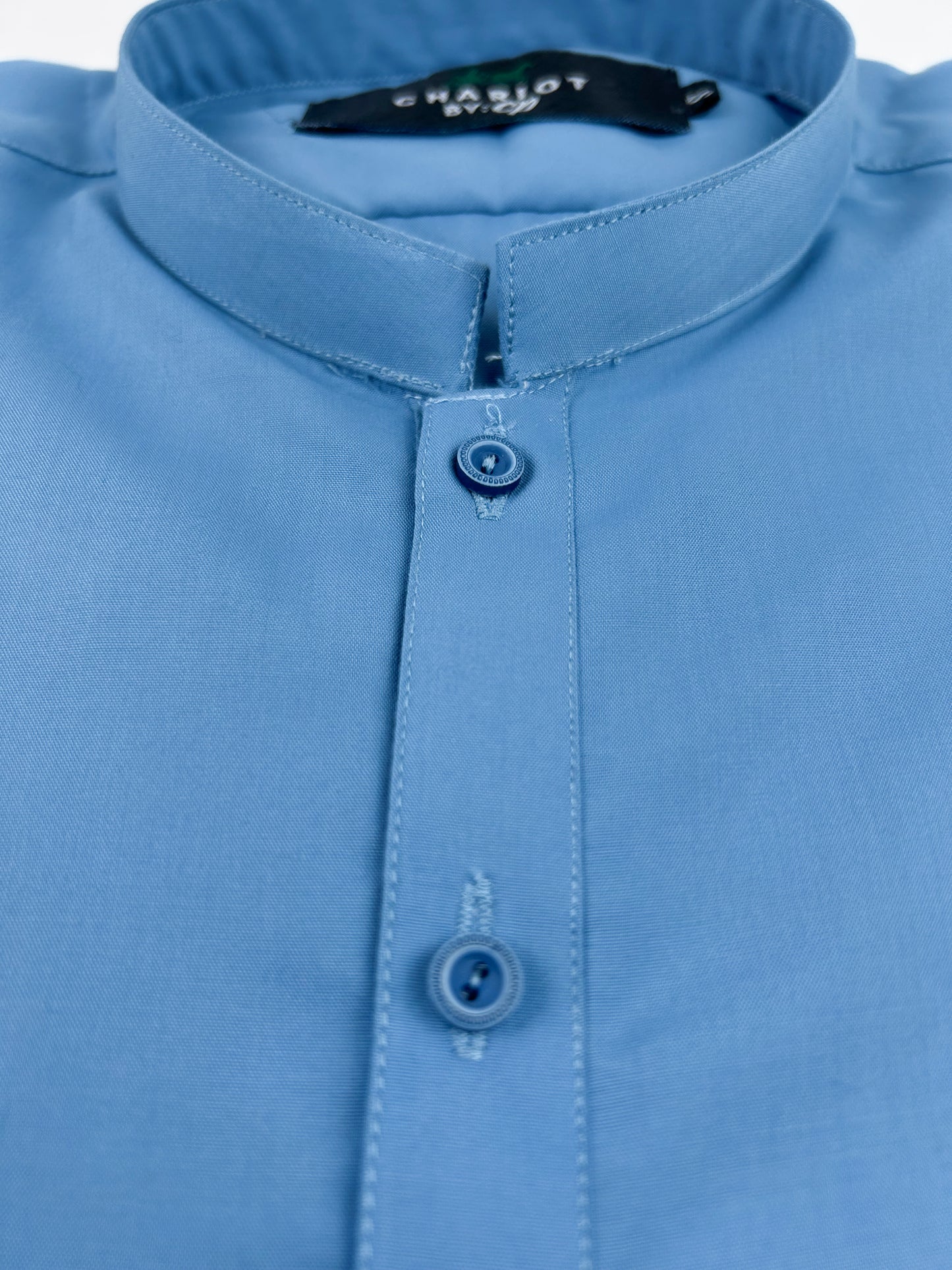 751/1-11 Sky Blue Stitched Suit Kameez Shalwar For Men MSK177