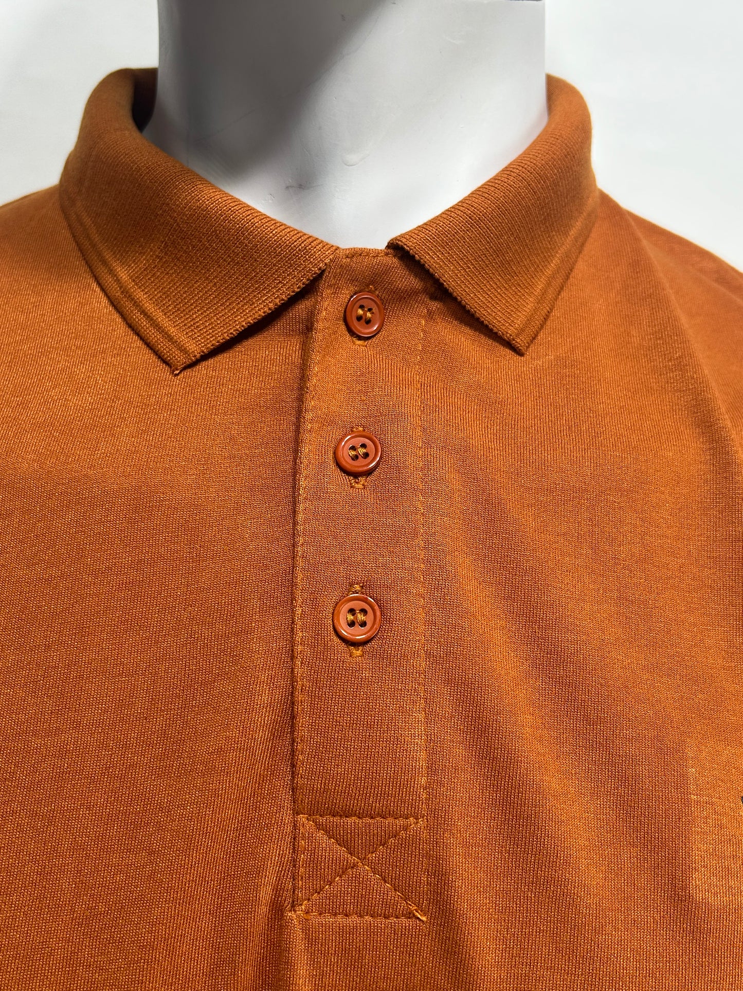 Rust Plain Polo T-Shirt For Men MTS254