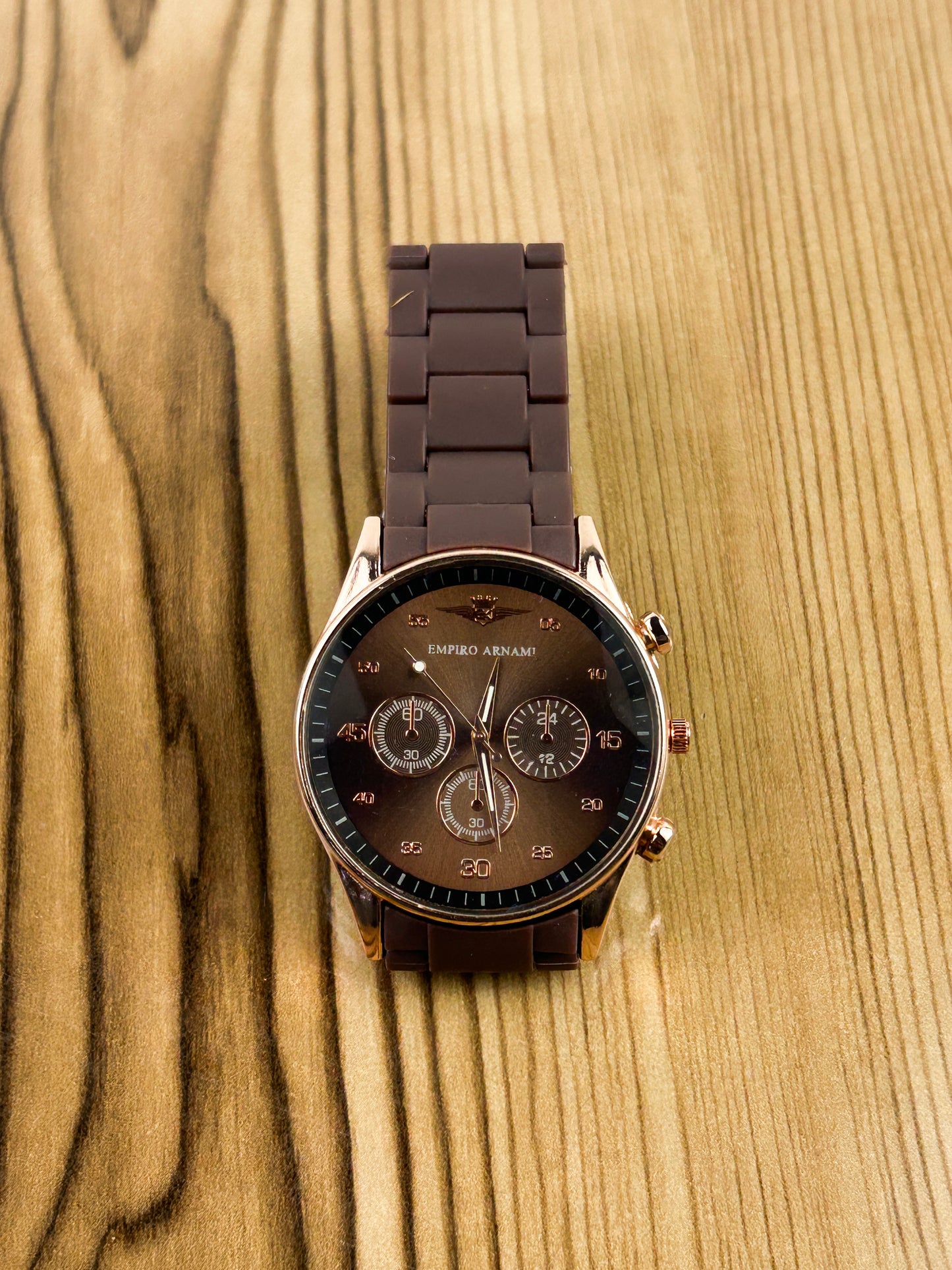 Brown Fiber Watch For Men MW125