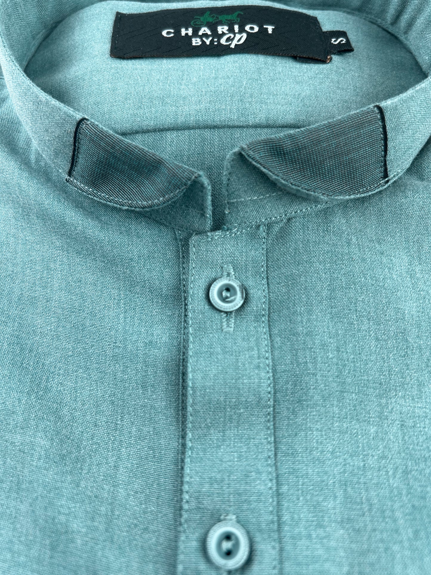 750- 02 Sea Green Stitched Suit Kameez Shalwar For Men MSK193