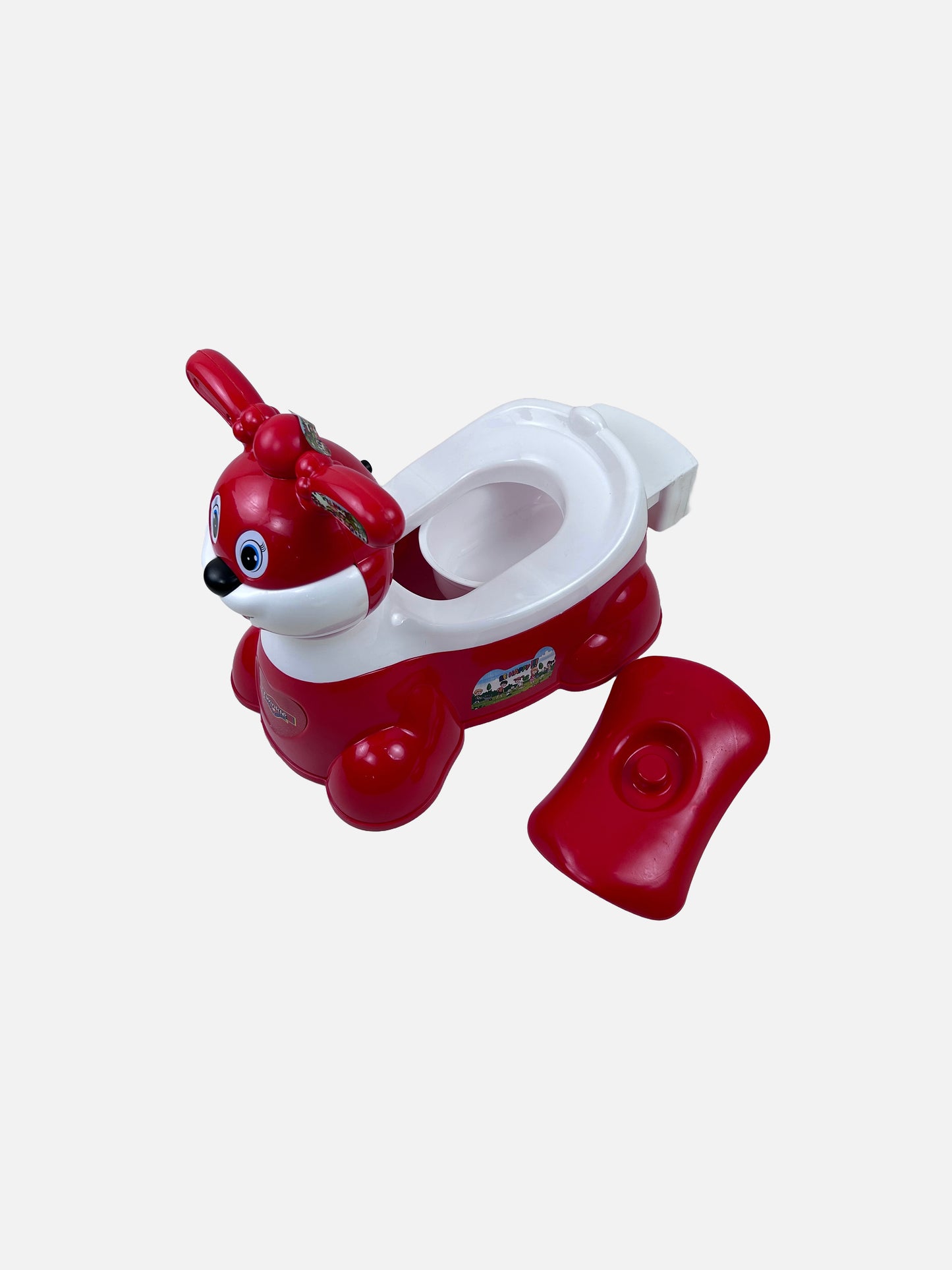 Cartoon Shaped Baby Potty Seat Red BPS05