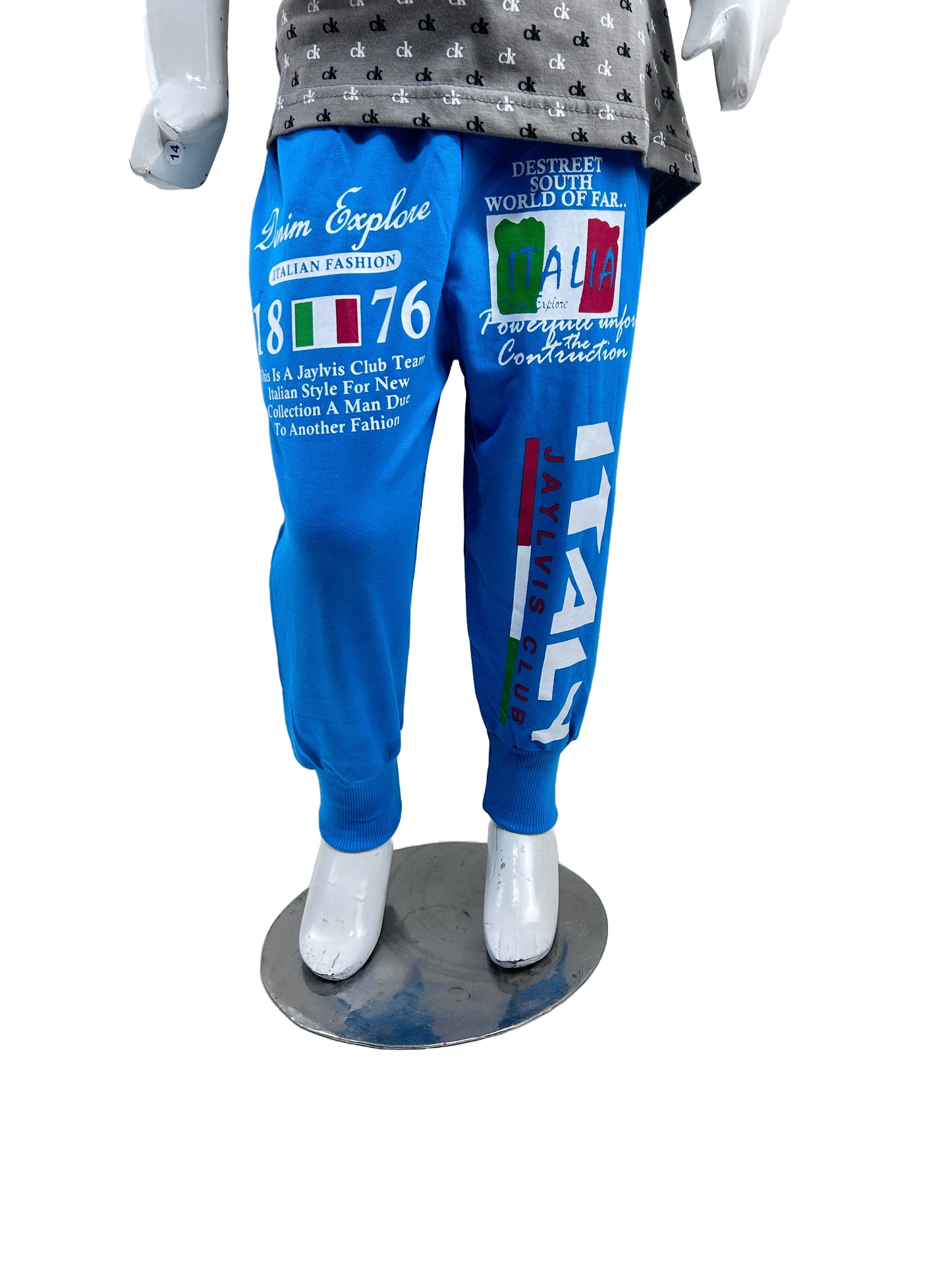 4Yrs - 9Yrs Italy Light Blue Trouser For Boys BT25