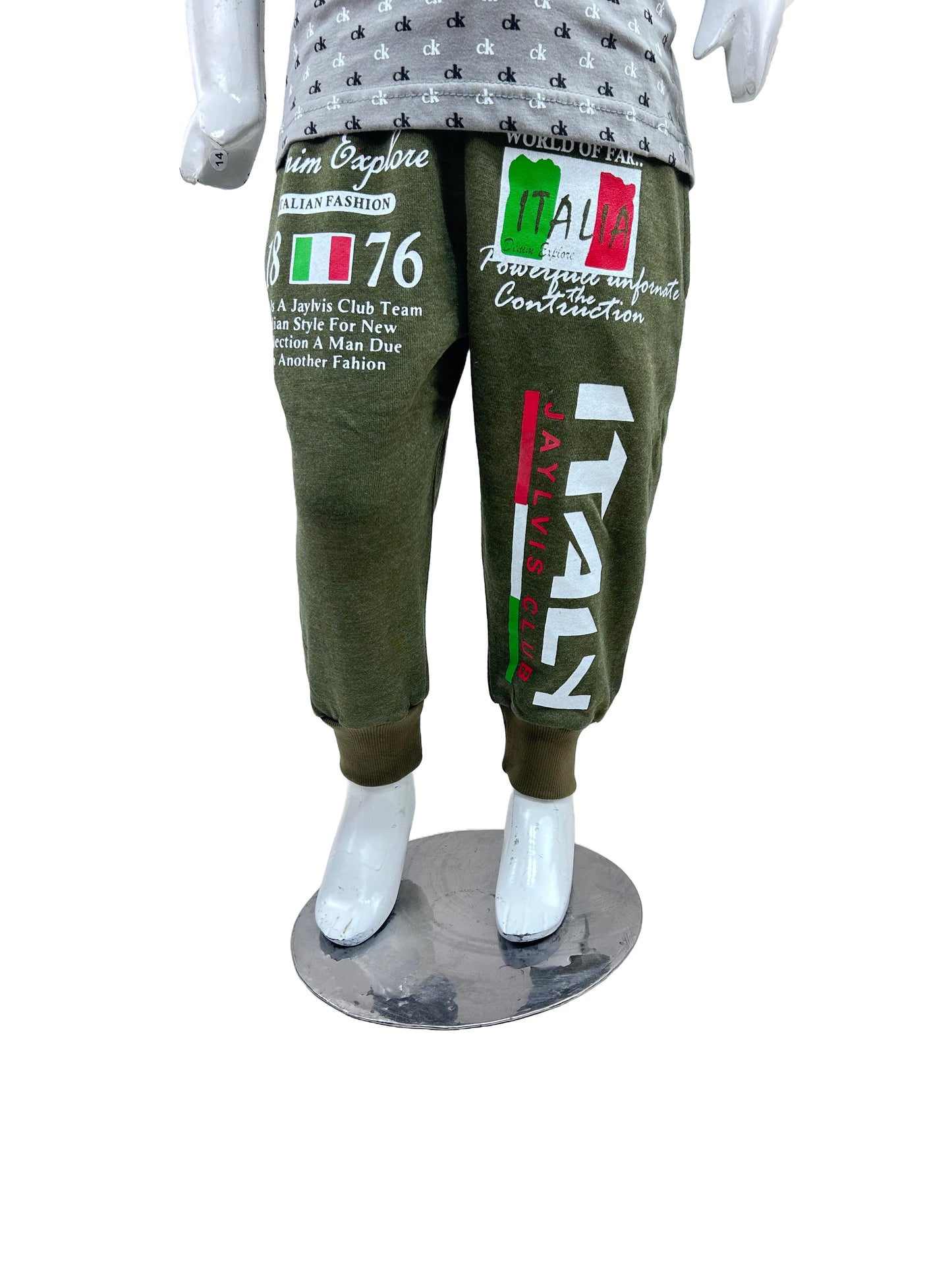 4Yrs - 9Yrs Italy Green Trouser For Boys BT25