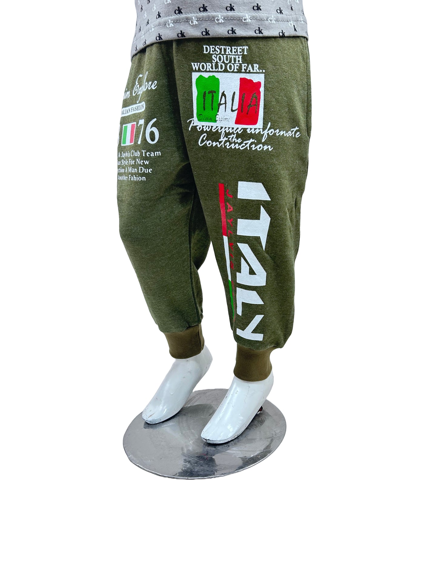 4Yrs - 9Yrs Italy Green Trouser For Boys BT25