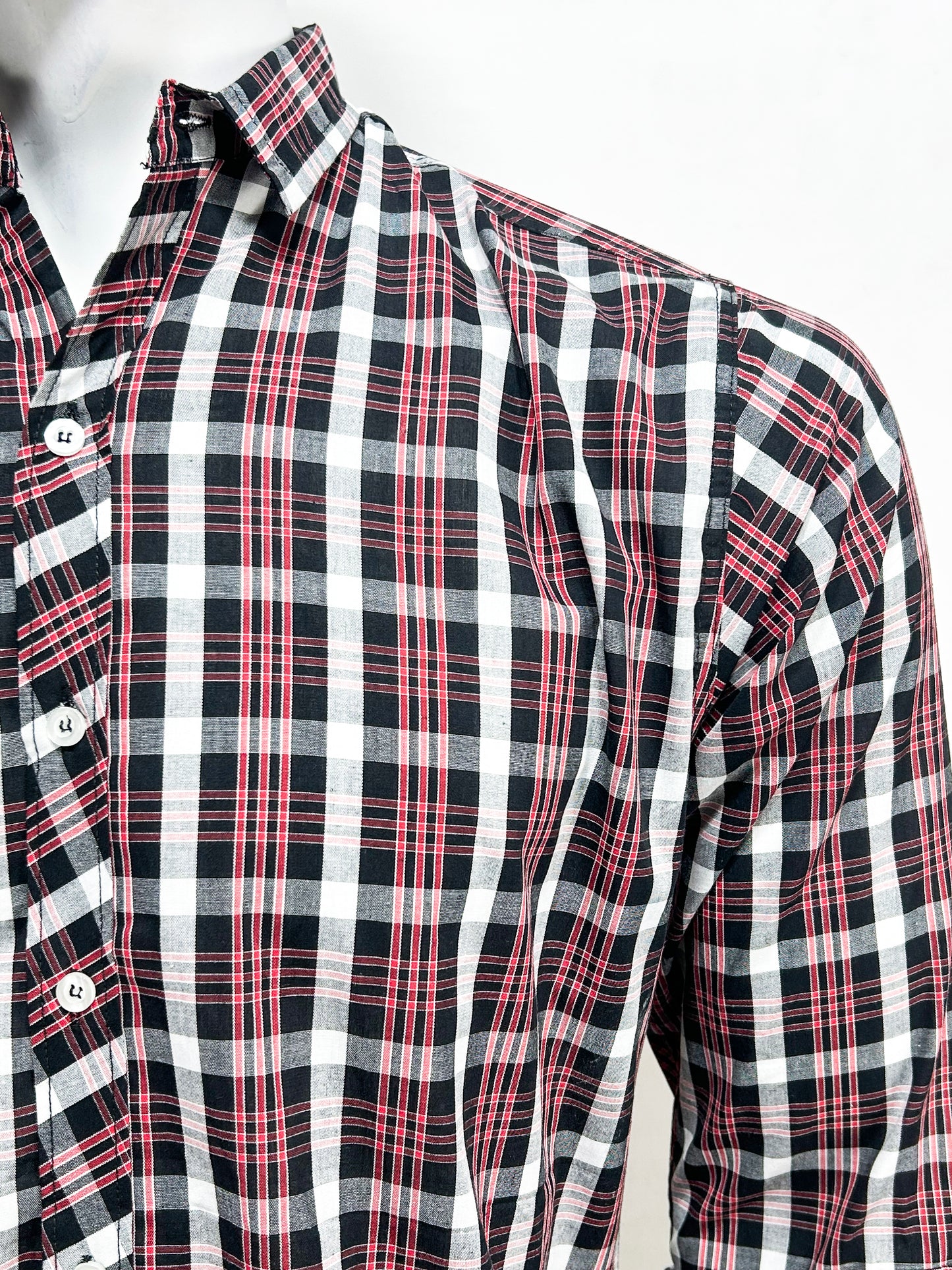 Red Checks Casual Shirt For Men MCS31