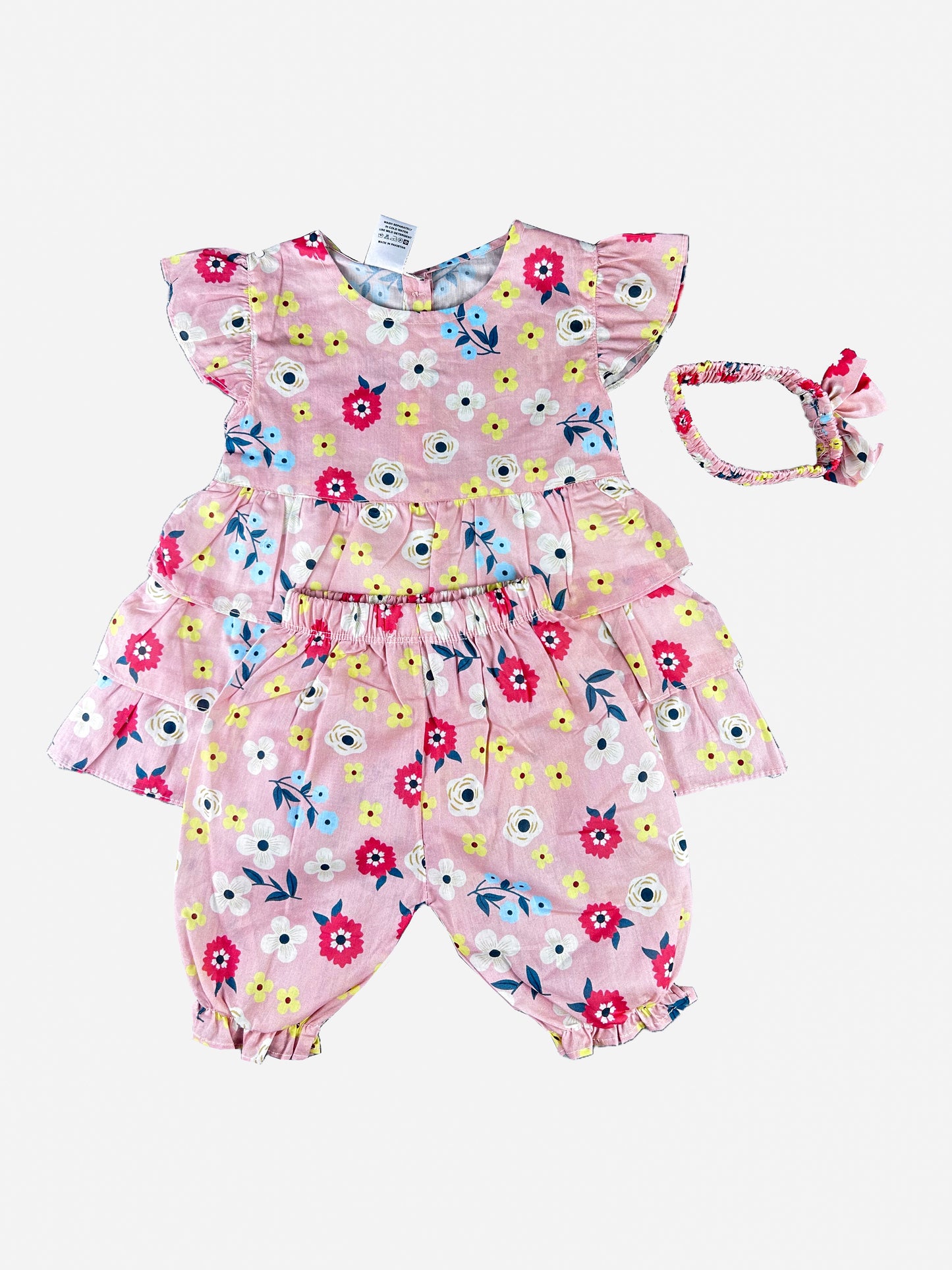 1Yr - 4Yrs Peach Girl Blossom Breeze Suit For Girls BG GS243
