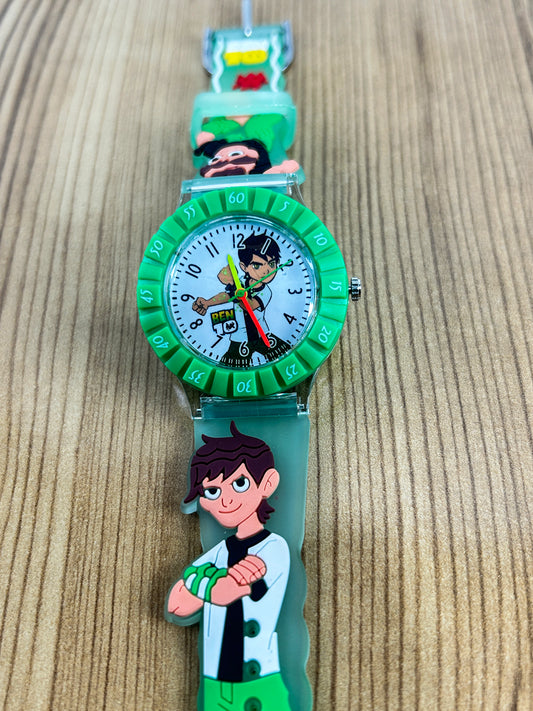Green Ben 10 Wrist Watch For Boys KWW38