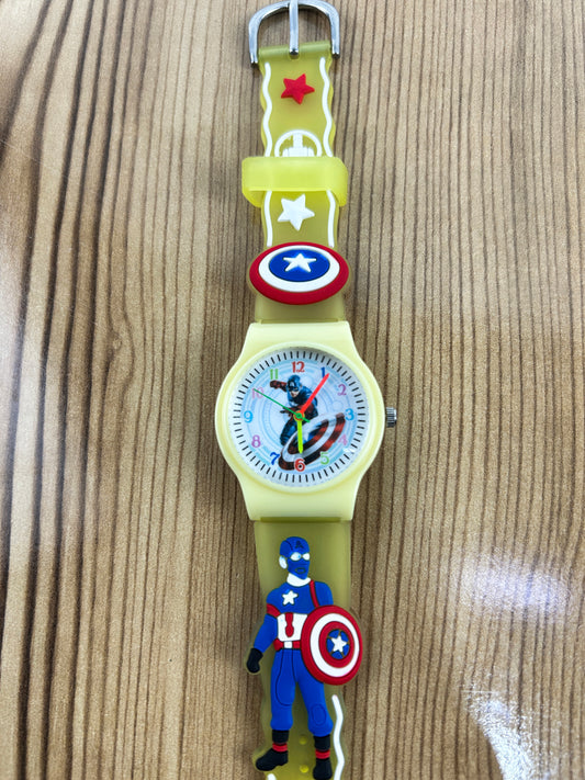 Yellow Badman Wrist Watch For Boys KWW42