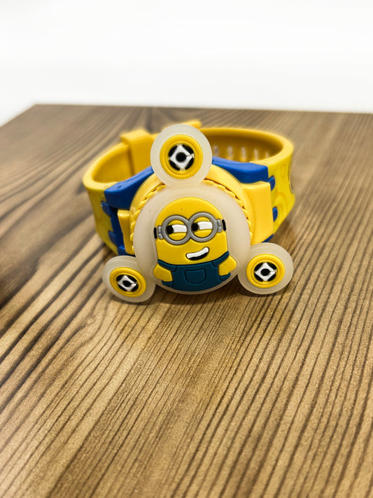 Minions Yellow Wrist Watch For Unisex KWW46