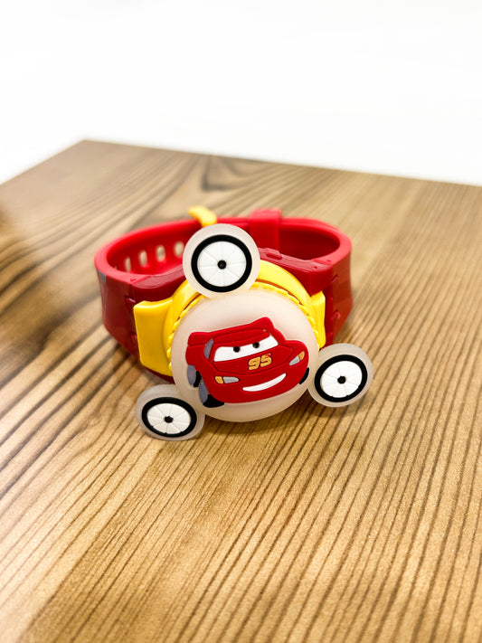 Car Red Wrist Watch For Boys KWW49