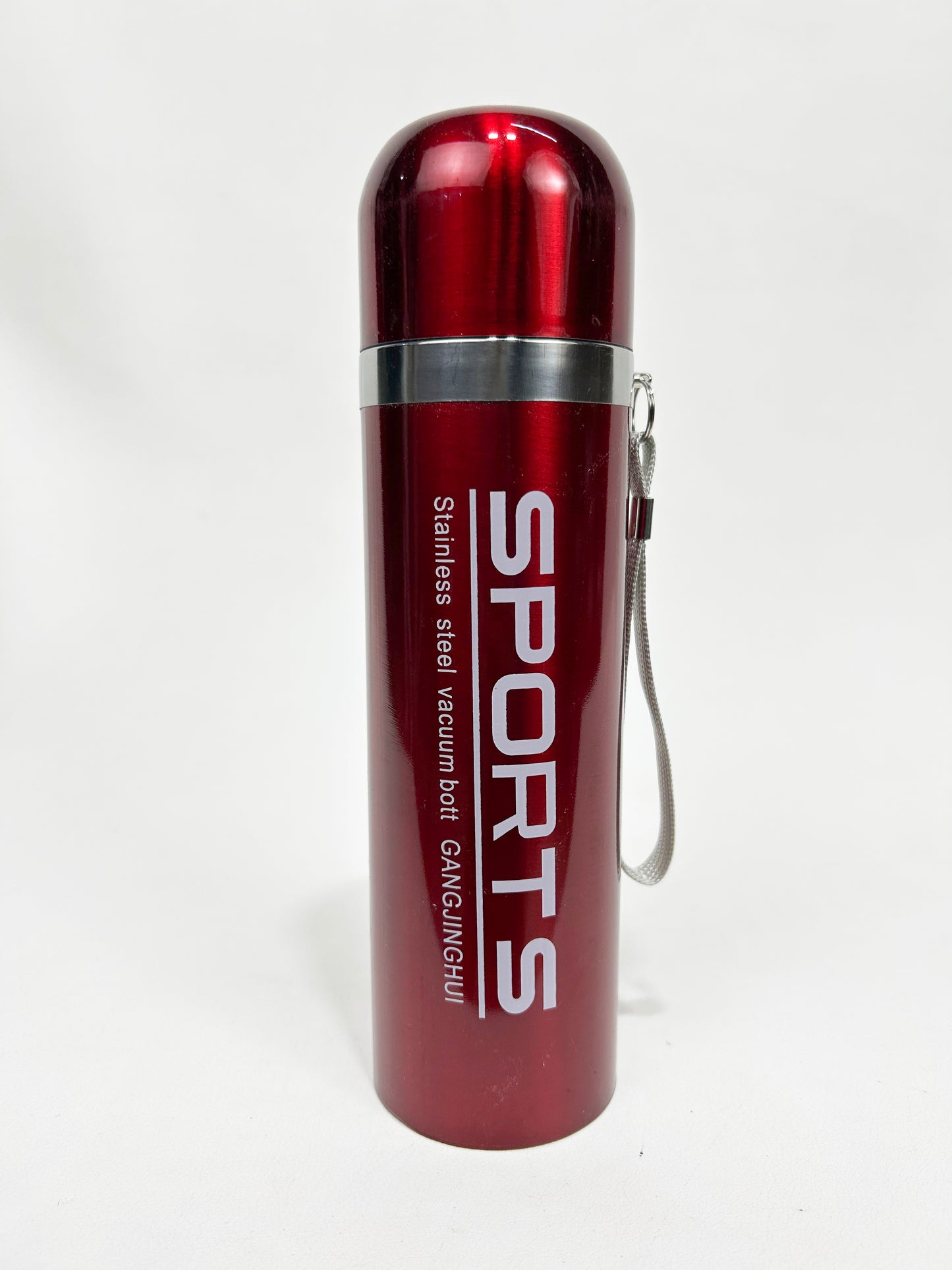 Red Stainless Steel Vacuum Bottle Sports 500 ML D-56