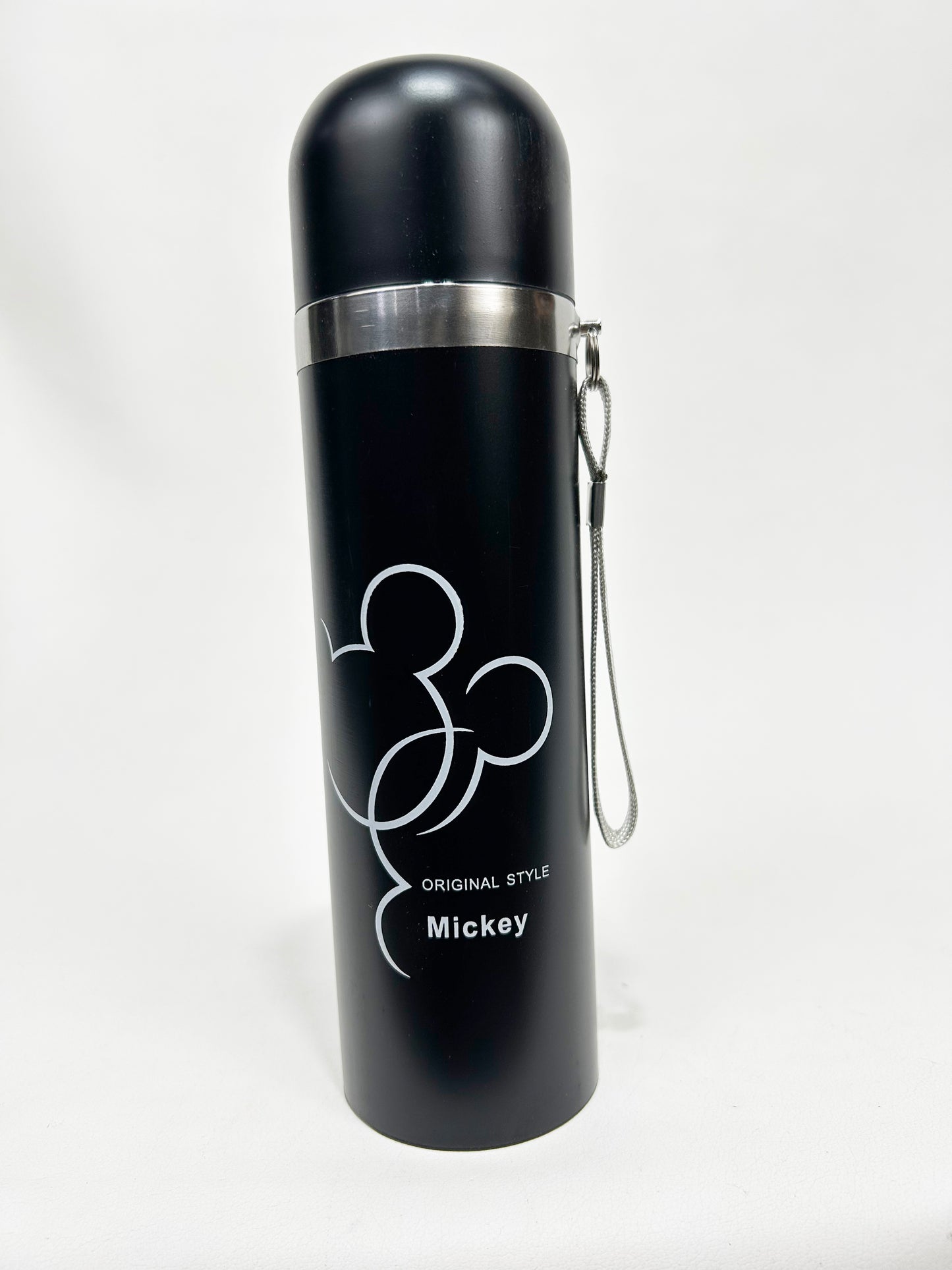 Black Stainless Steel Vacuum Bottle Micky 500 ML D-61