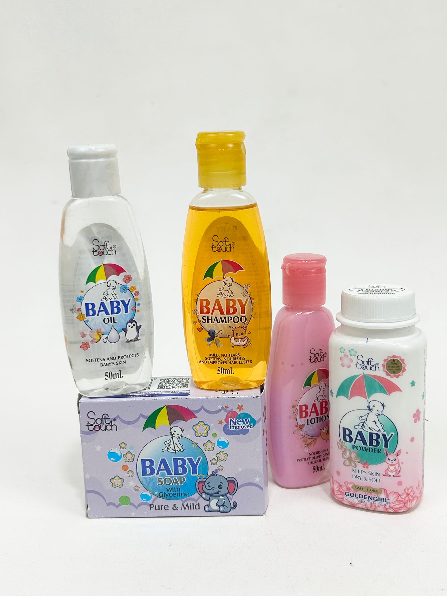 Pack Of 5 Soft Touch Baby Care Gift Box Kit