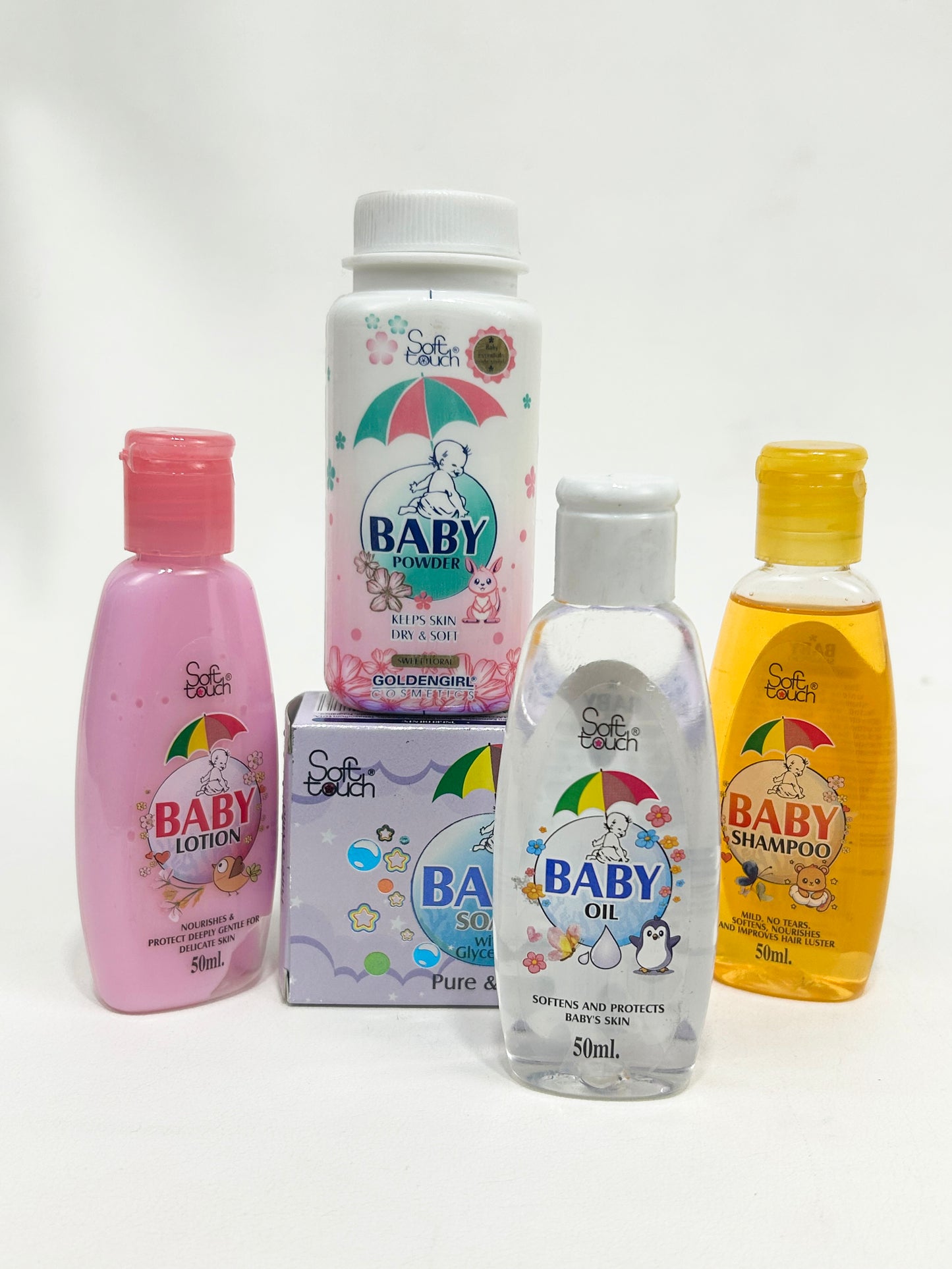 Pack Of 5 Soft Touch Baby Care Gift Box Kit