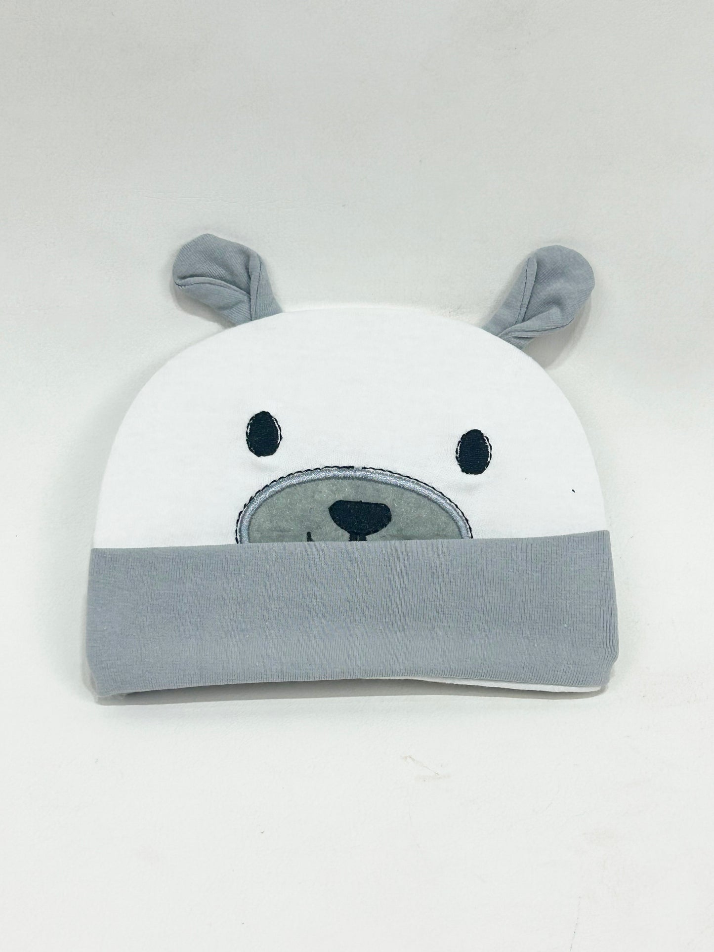 Light Grey Beanie Cap For Newborn NBC05