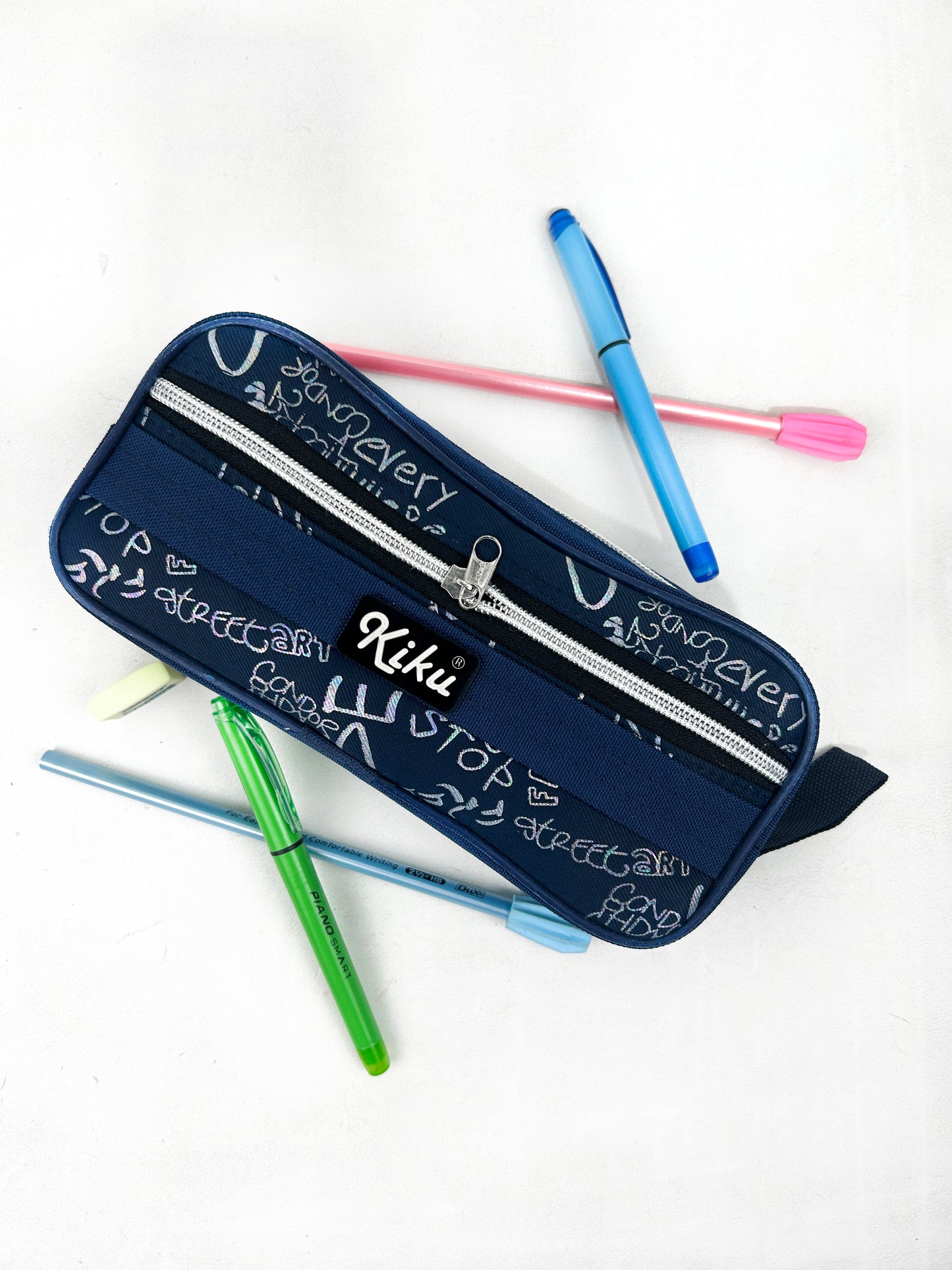 Navy Blue Pencil Box For Kids PB140