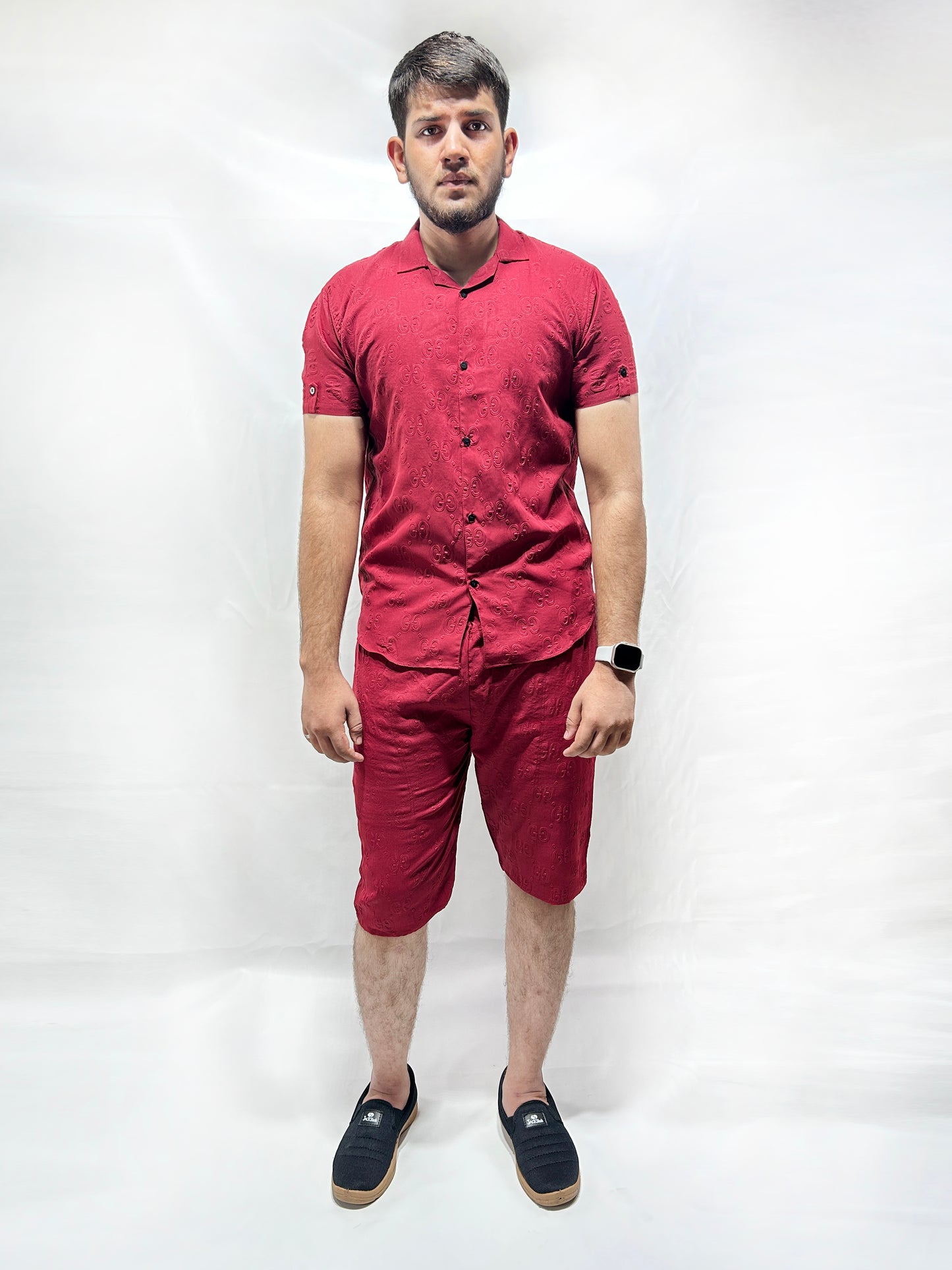 Red Co-Ords Set For Men MTS16