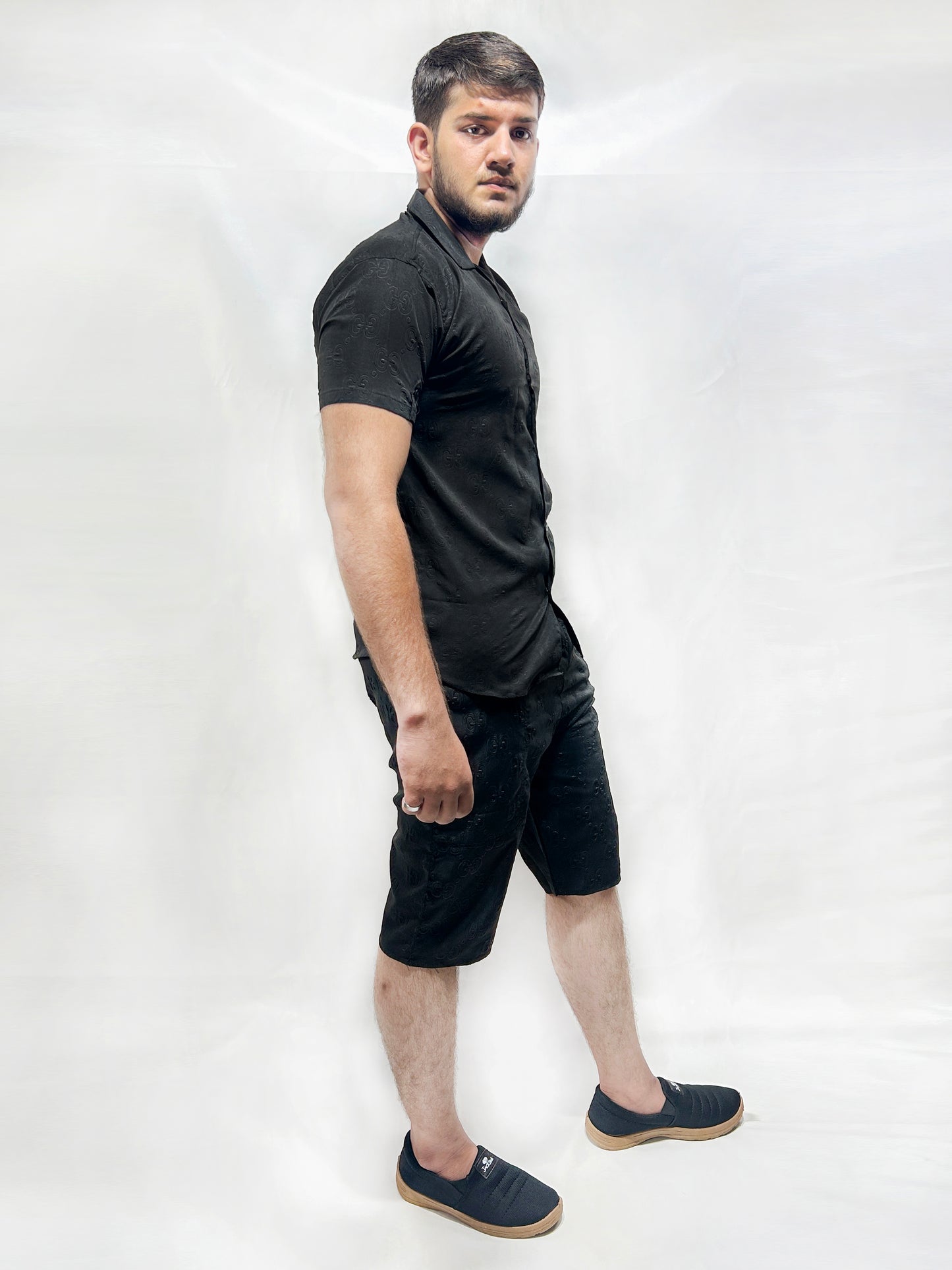 Black Co-Ords Set For Men MTS13