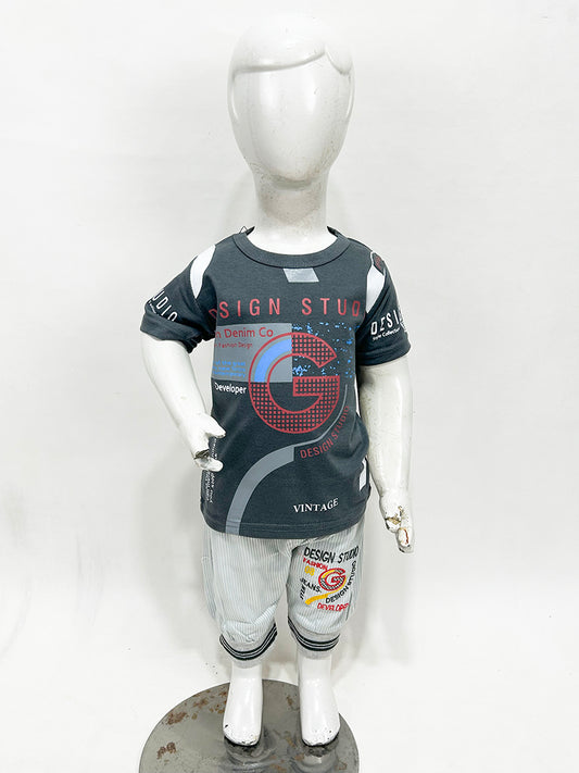 1Yr - 4Yrs Developer Grey Suit For Kids AS BS324