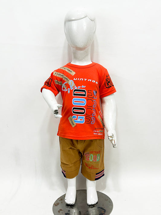 1Yr - 4Yrs Good Orange Suit For Kids AS BS331