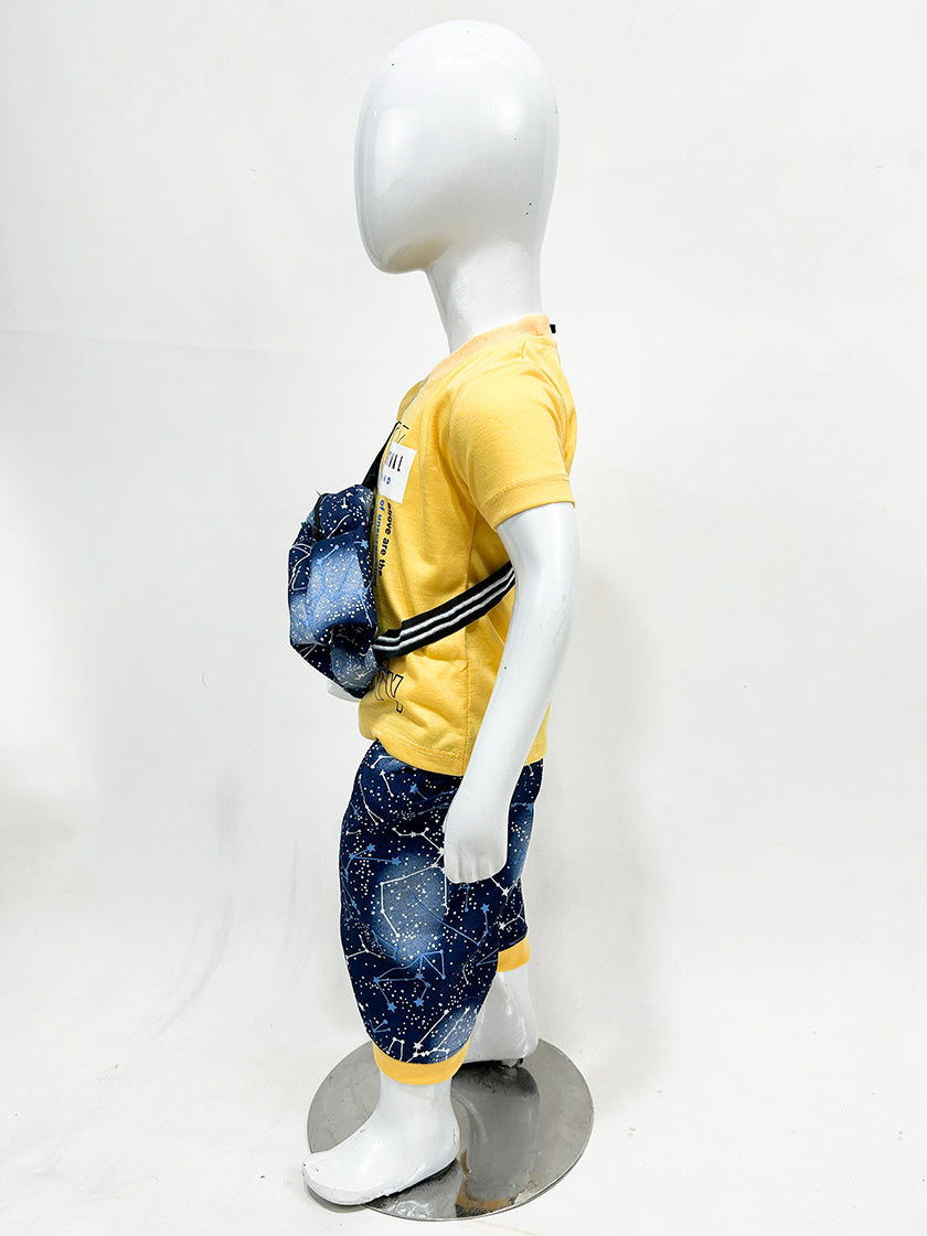1Yr - 4Yrs Active Yellow Suit For Kids RZ BS318