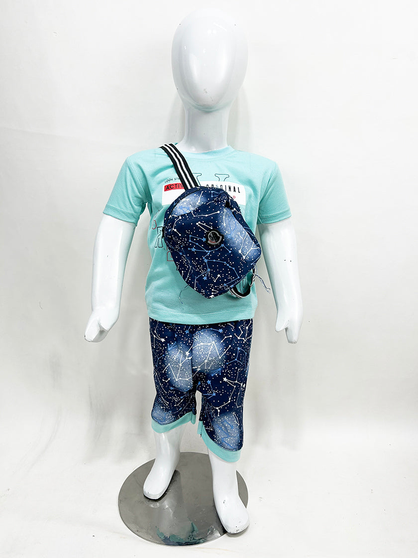 1Yr - 4Yrs Active Ferozi Suit For Kids RZ BS319