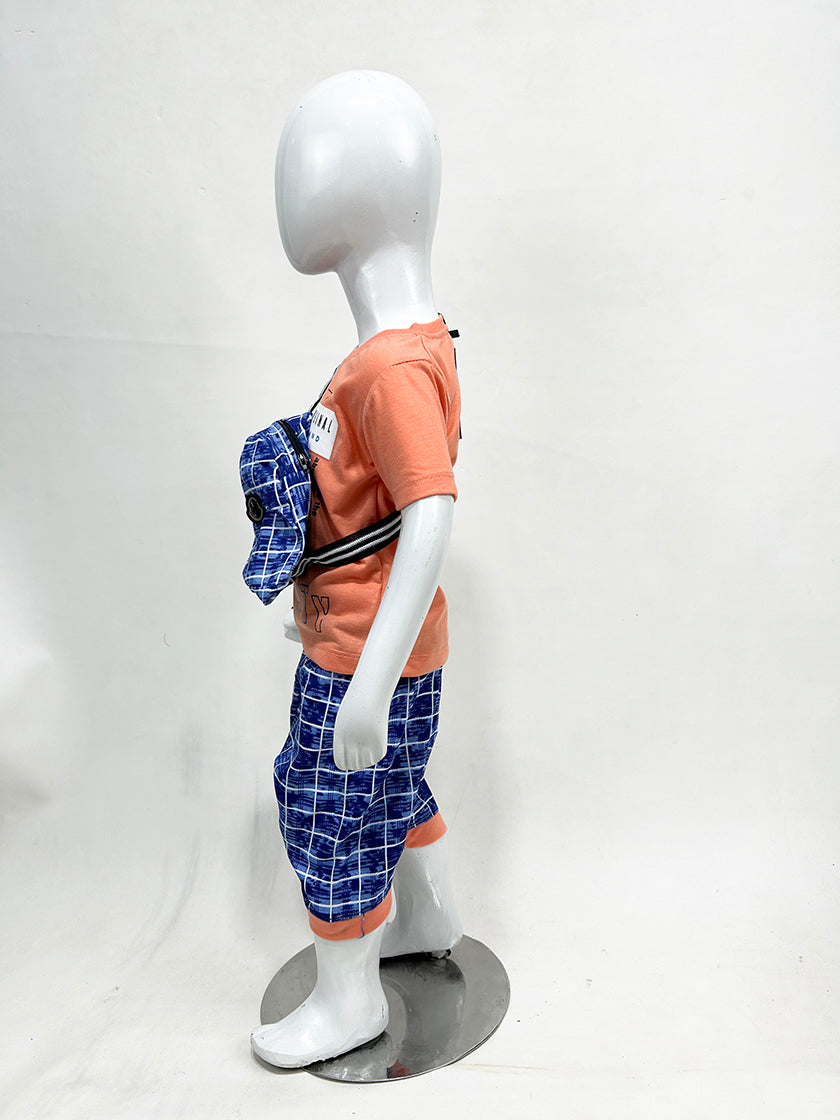 1Yr - 4Yrs Active Peach Suit For Kids RZ BS320