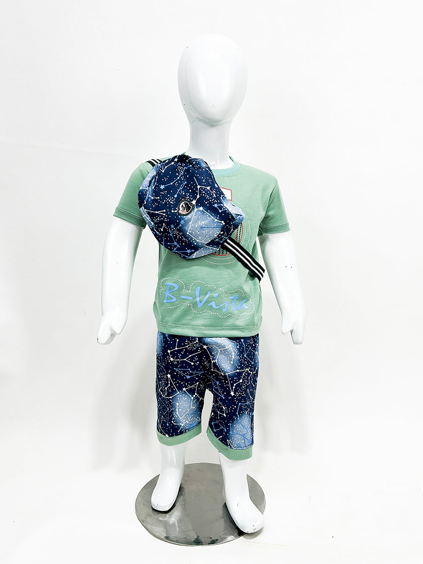 1Yr - 4Yrs B-Vista Green Suit For Kids RZ BS321