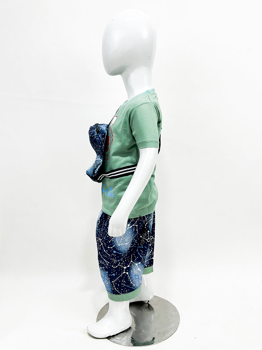 1Yr - 4Yrs B-Vista Green Suit For Kids RZ BS321