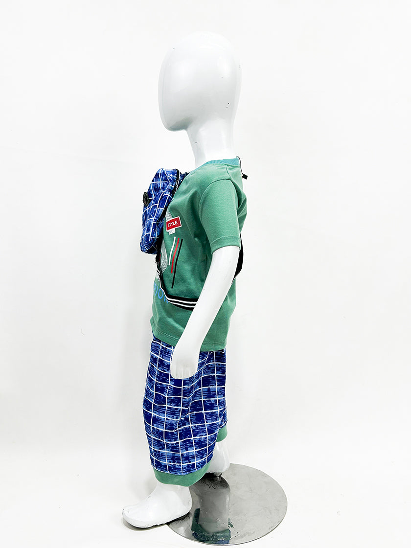 1Yr - 4Yrs Star Green Suit For Kids RZ BS351
