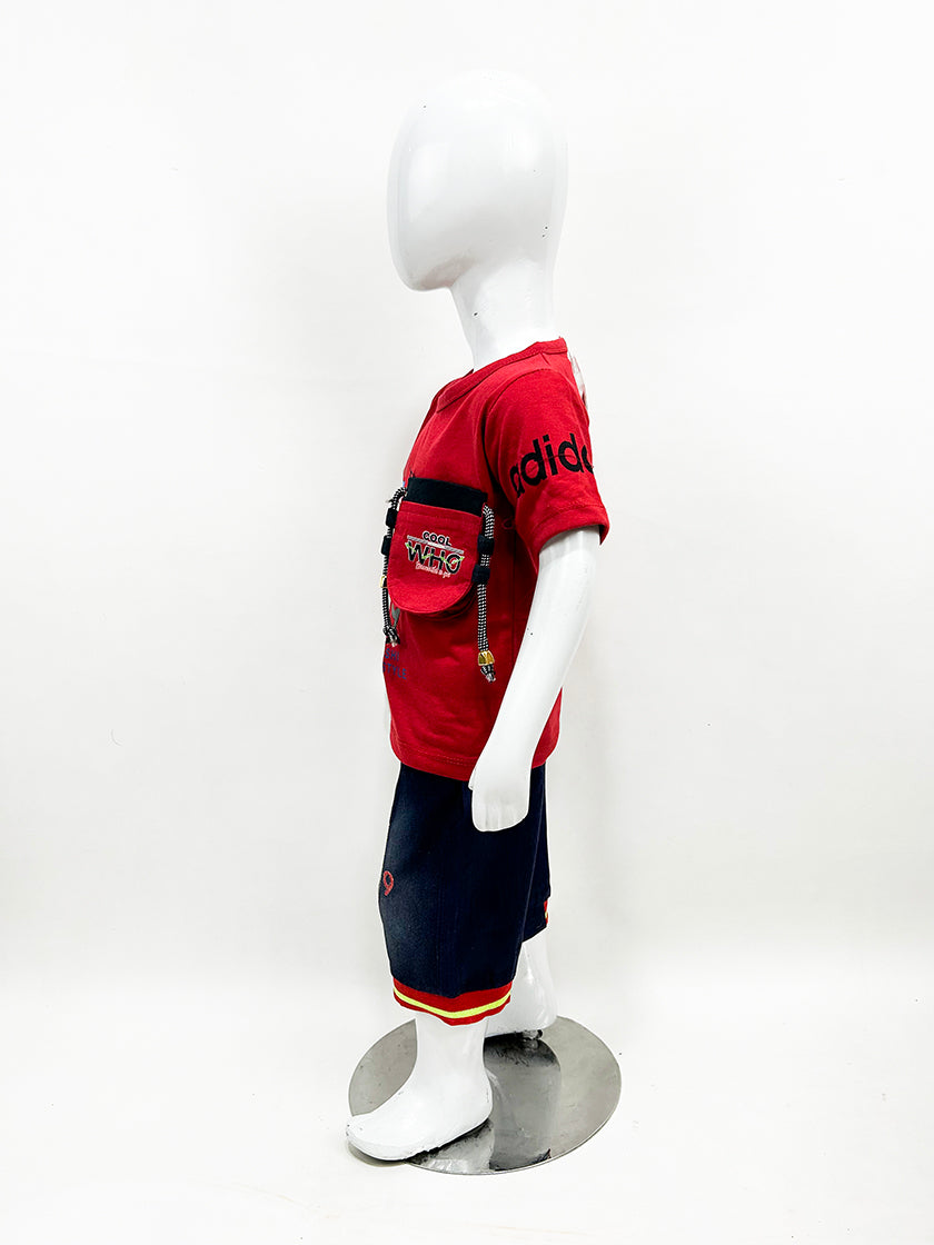 1Yr - 4Yrs Who Red Suit For Kids MZ BS358