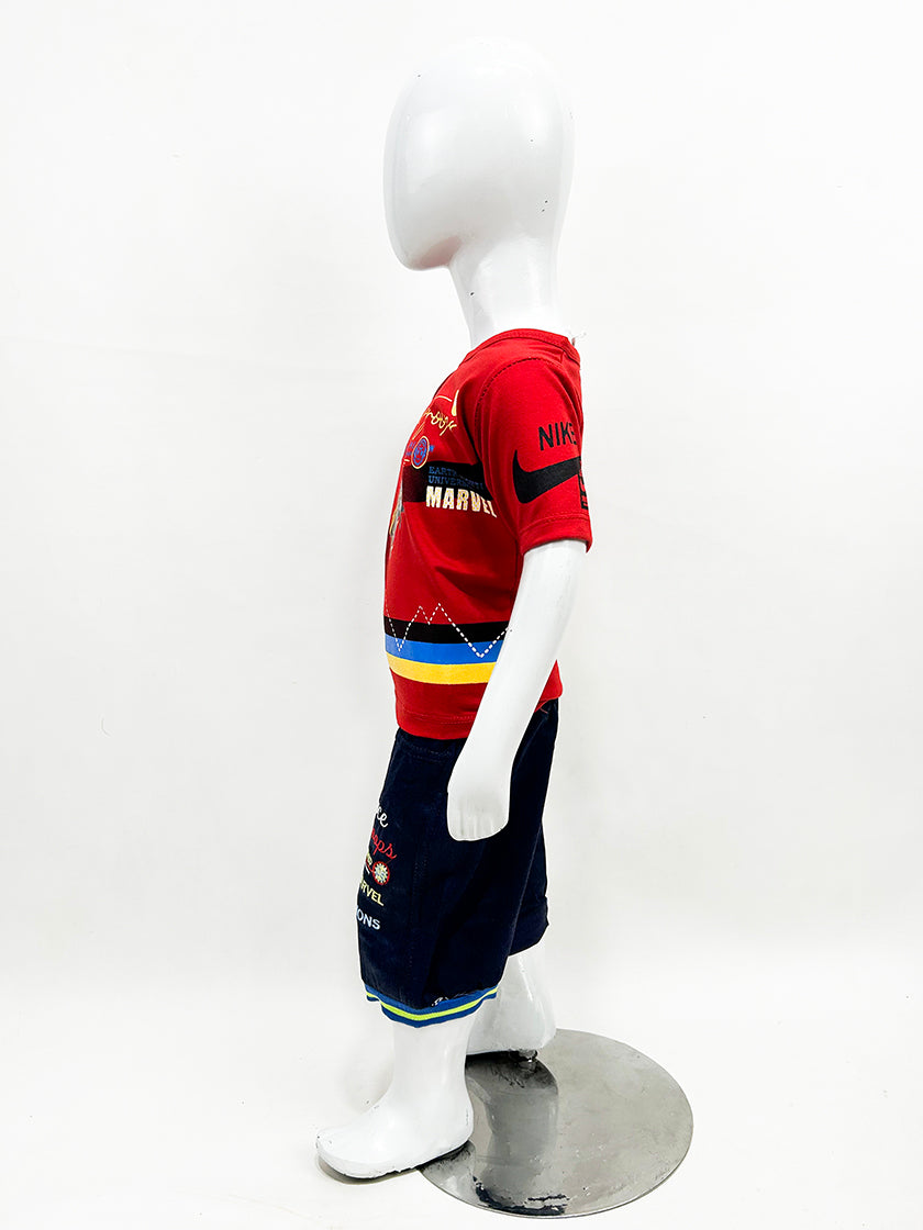 1Yr - 4Yrs Space Red Suit For Kids MZ BS345