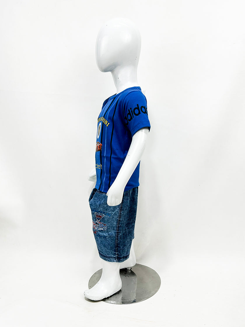 1Yr - 4Yrs Lamborghini Blue Suit For Kids MZ BS332