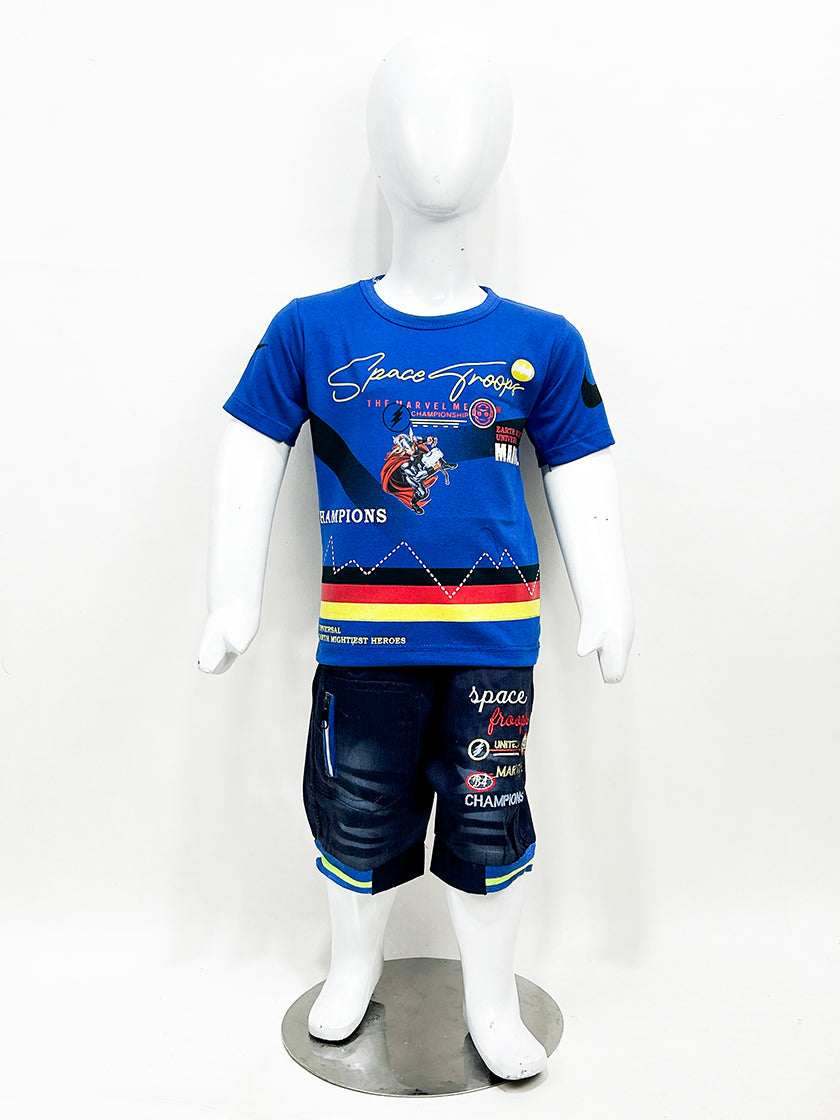 1Yr - 4Yrs Space Blue Suit For Kids MZ BS346