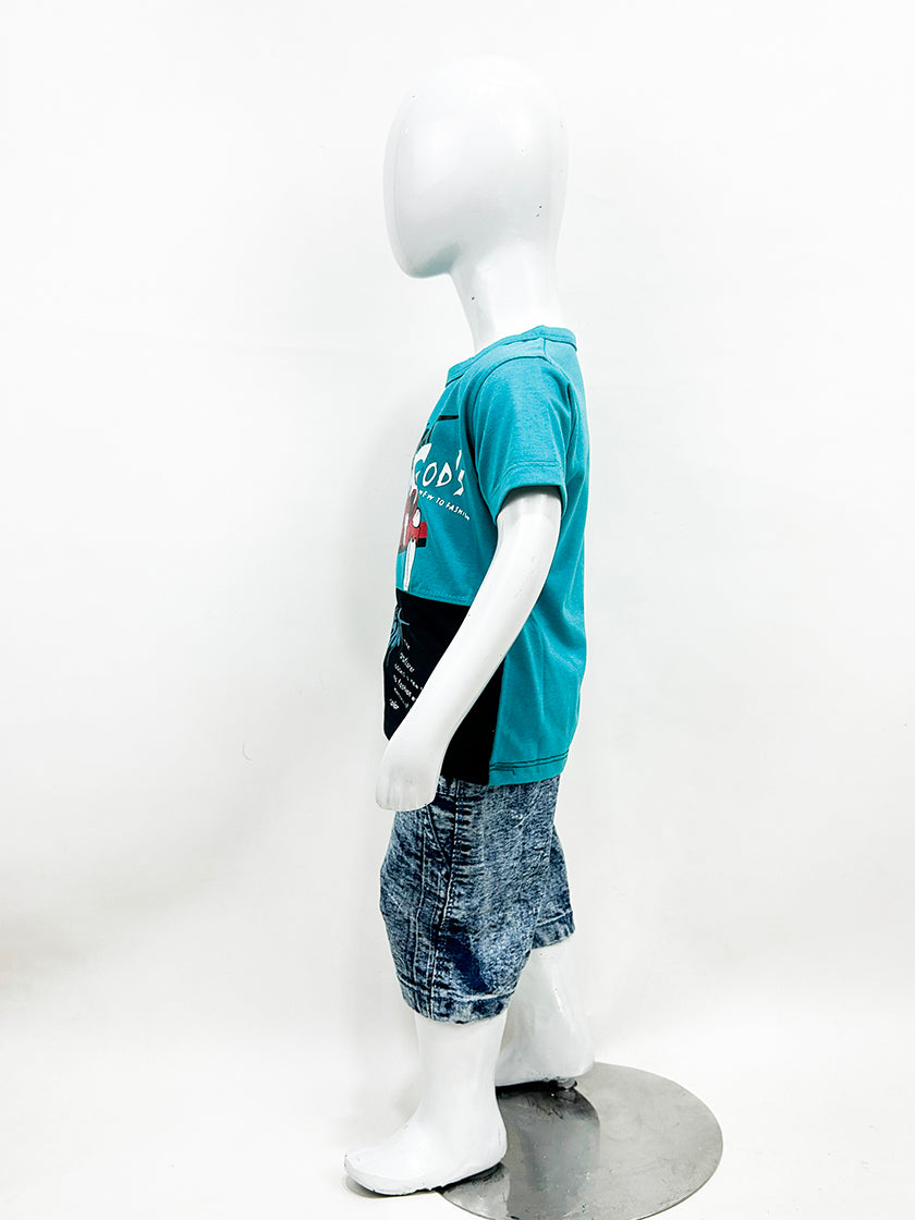 1Yr - 4Yrs Restart Teal Suit For Kids RZ BS341
