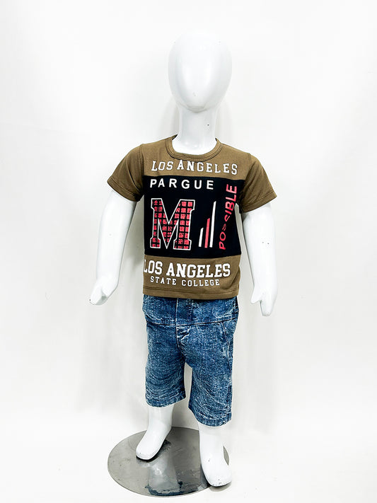 1Yr - 4Yrs Possible Brown Suit For Kids RZ BS335