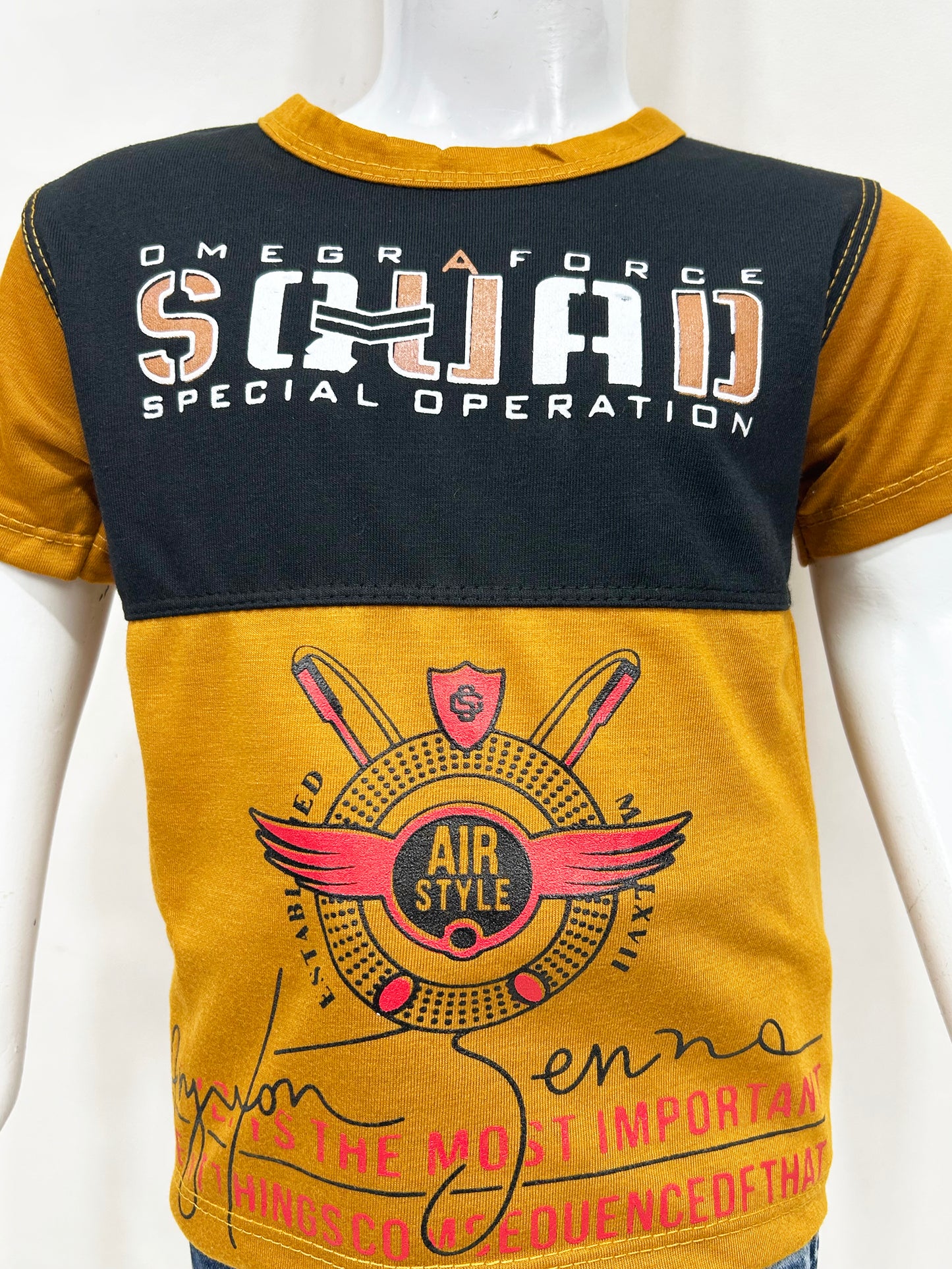 1Yr - 4Yrs Squad Yellow Suit For Kids RZ BS347