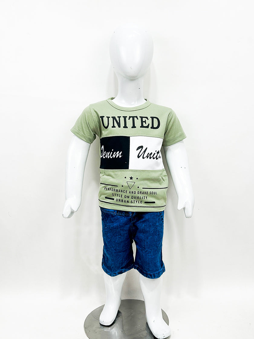 1Yr - 4Yrs United Green Suit For Kids RZ BS355