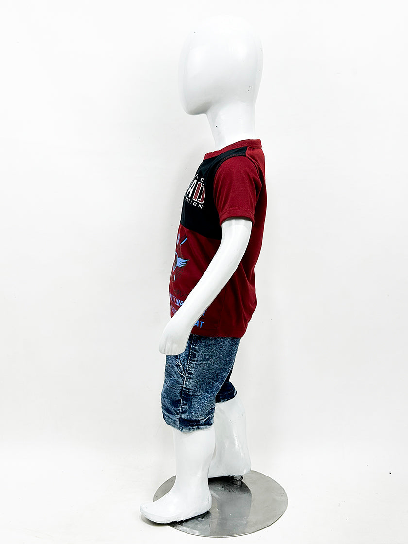 1Yr - 4Yrs Squad Red Suit For Kids RZ BS348