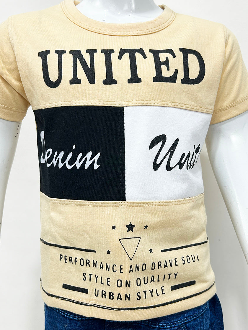 1Yr - 4Yrs United Beige Suit For Kids RZ BS357