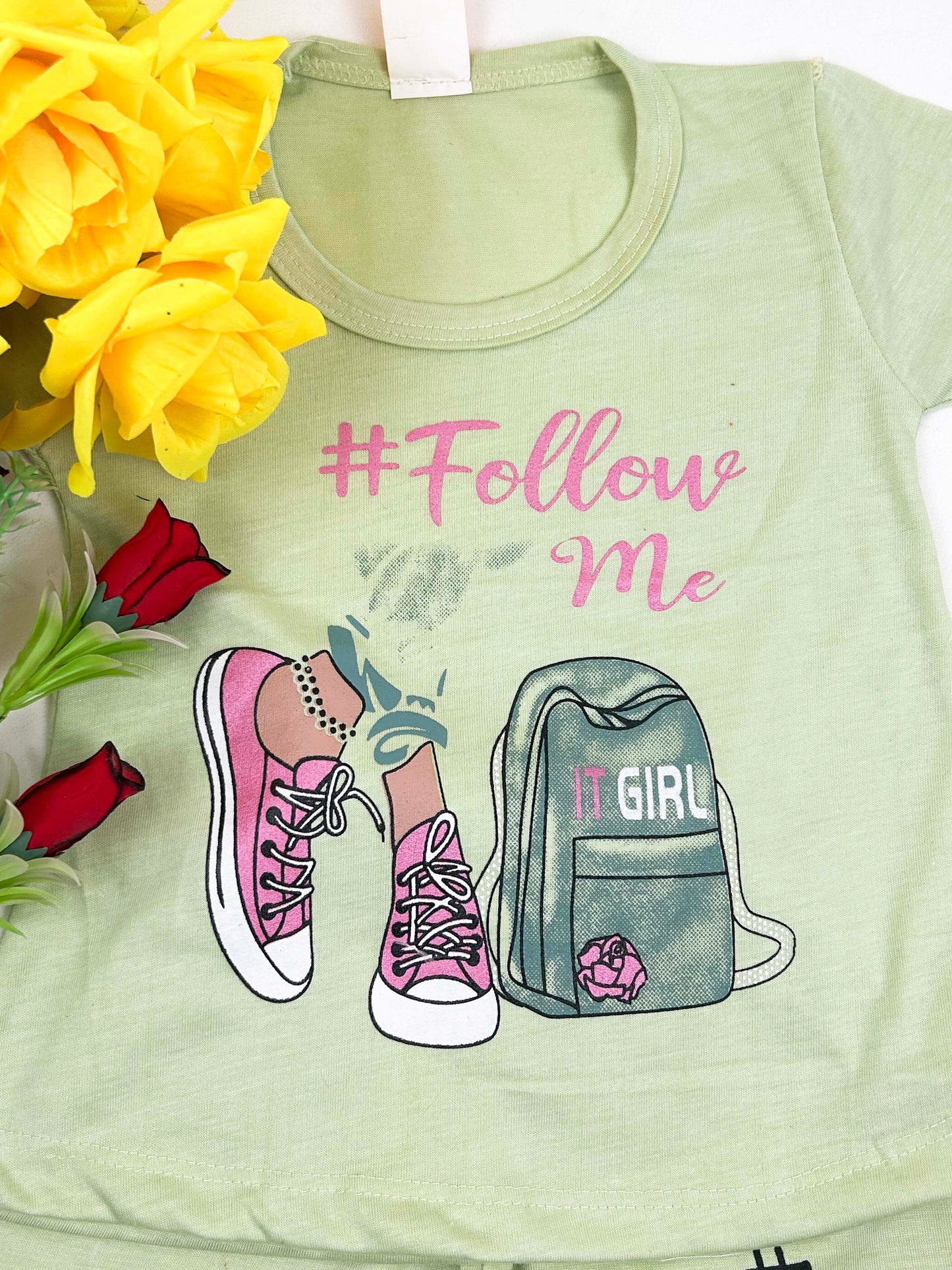 1Yr - 4Yrs Follow Me Green Suit For Girls RM GS216