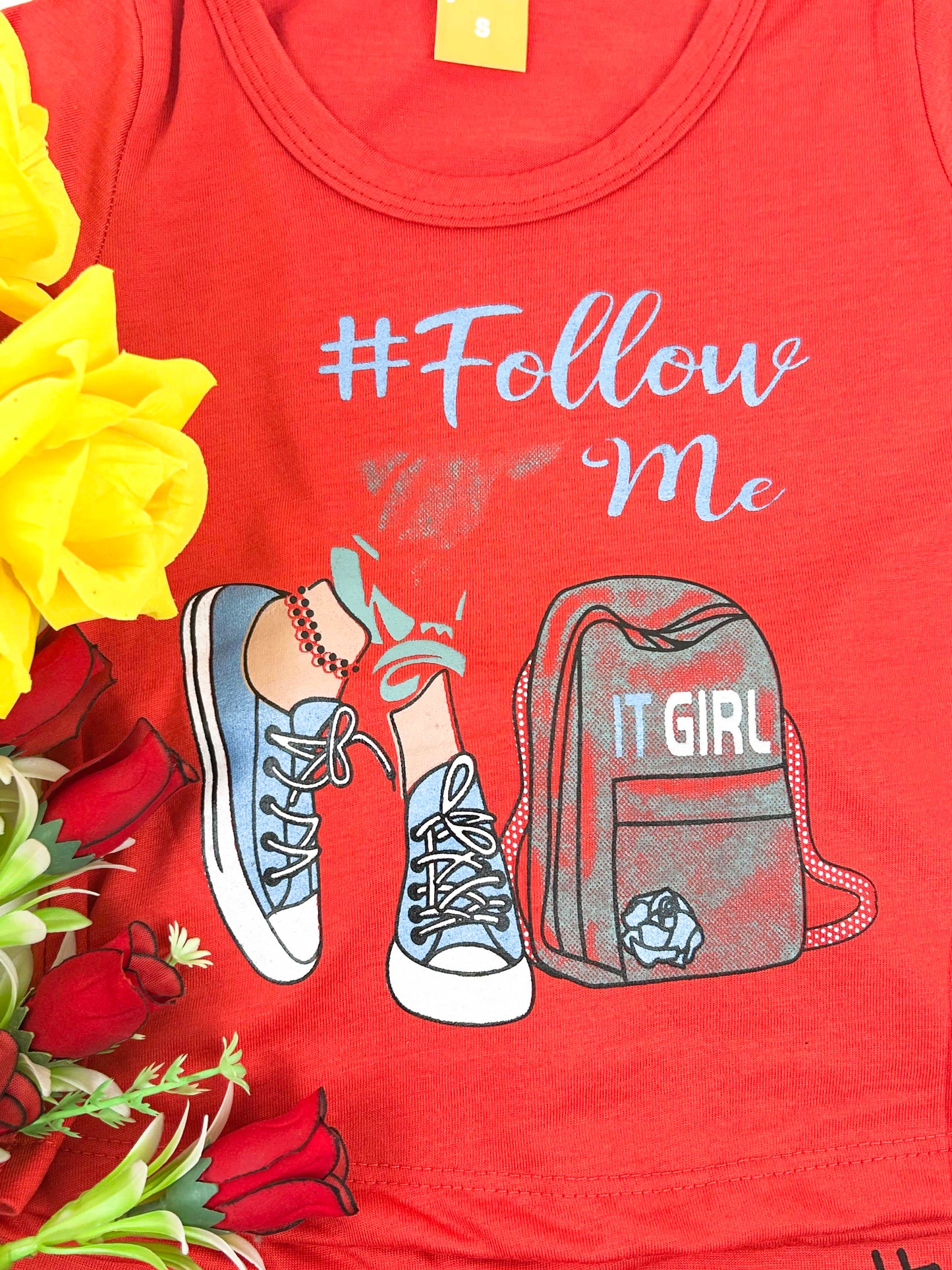 1Yr - 4Yrs Follow Me Red Suit For Girls RM GS217