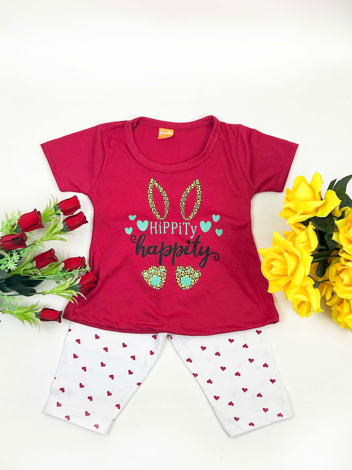 1Yr - 4Yrs Happity Pink Suit For Girls RM GS223