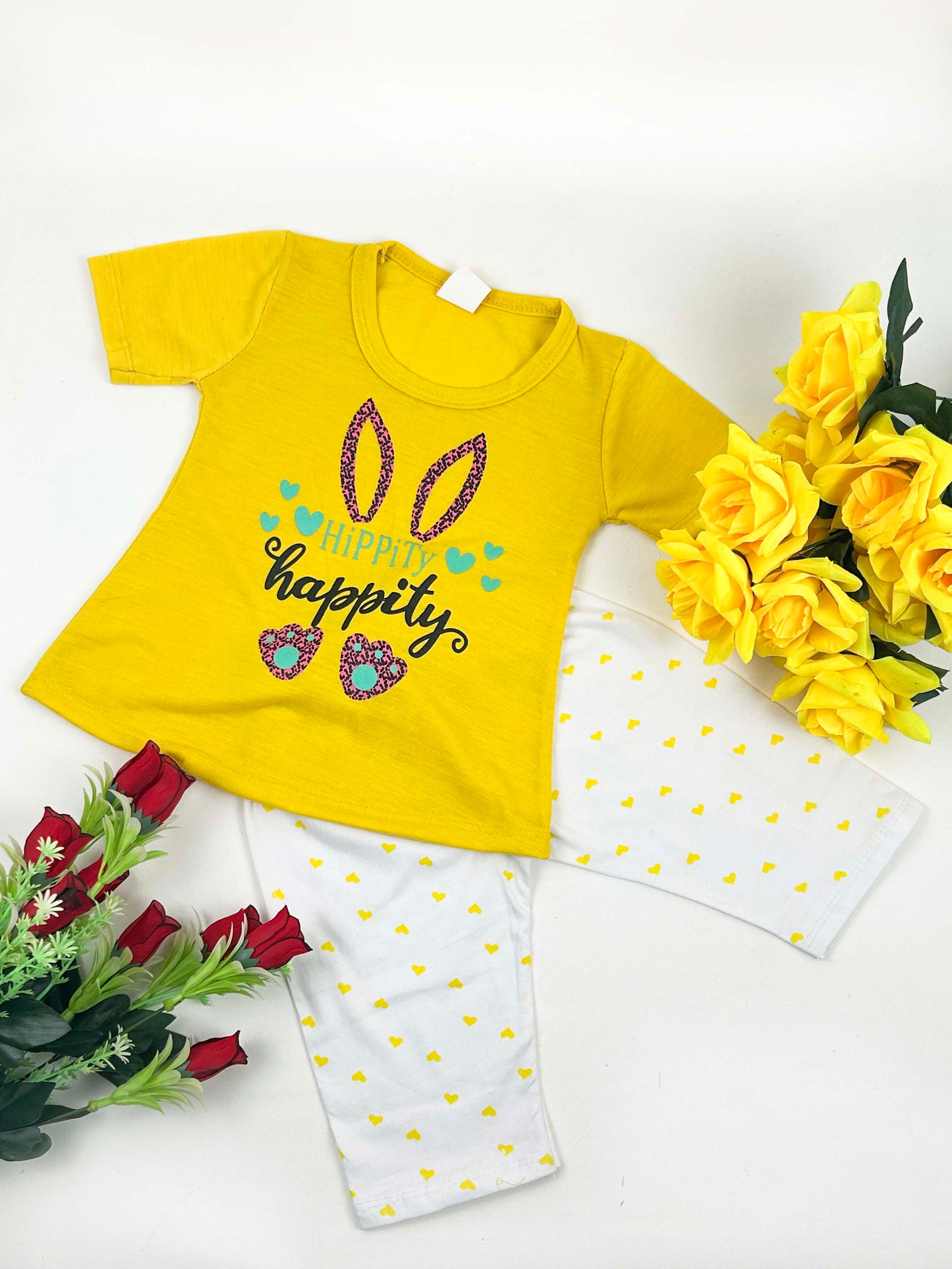 1Yr - 4Yrs Happity Yellow Suit For Girls RM GS224