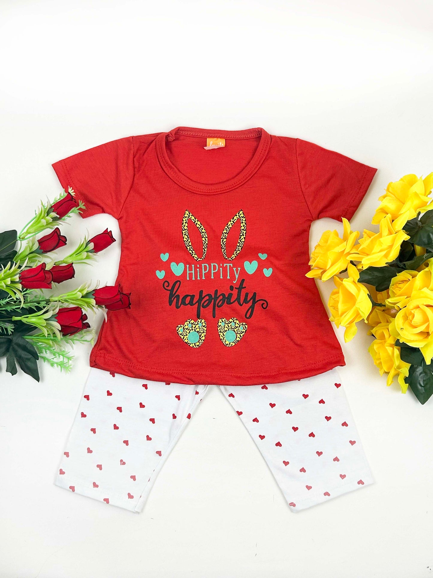 1Yr - 4Yrs Happity Red Suit For Girls RM GS225