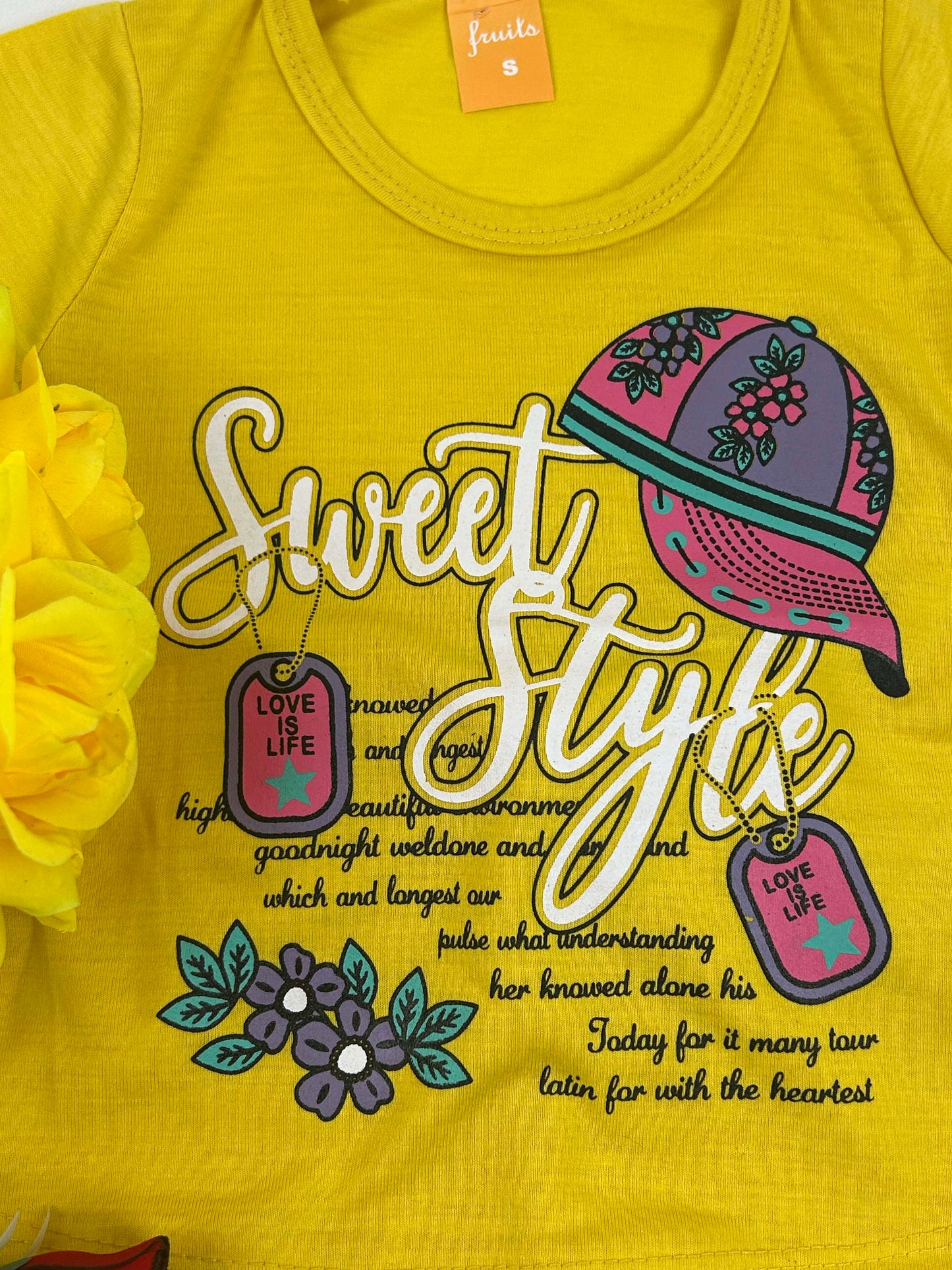 1Yr - 4Yrs Sweet Yellow Suit For Girls RM GS227