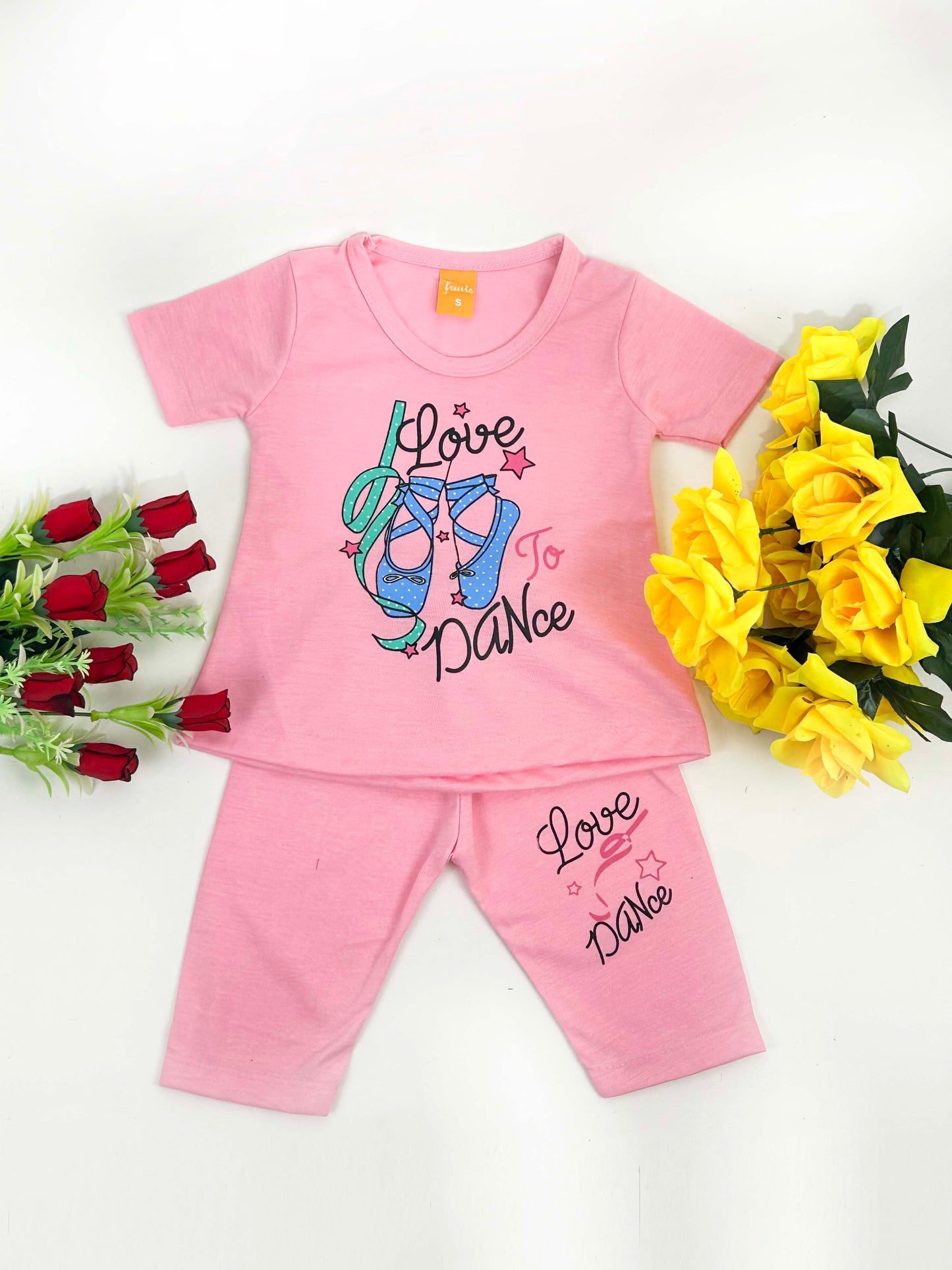 1Yr - 4Yrs Dance Pink Suit For Girls RM GS233