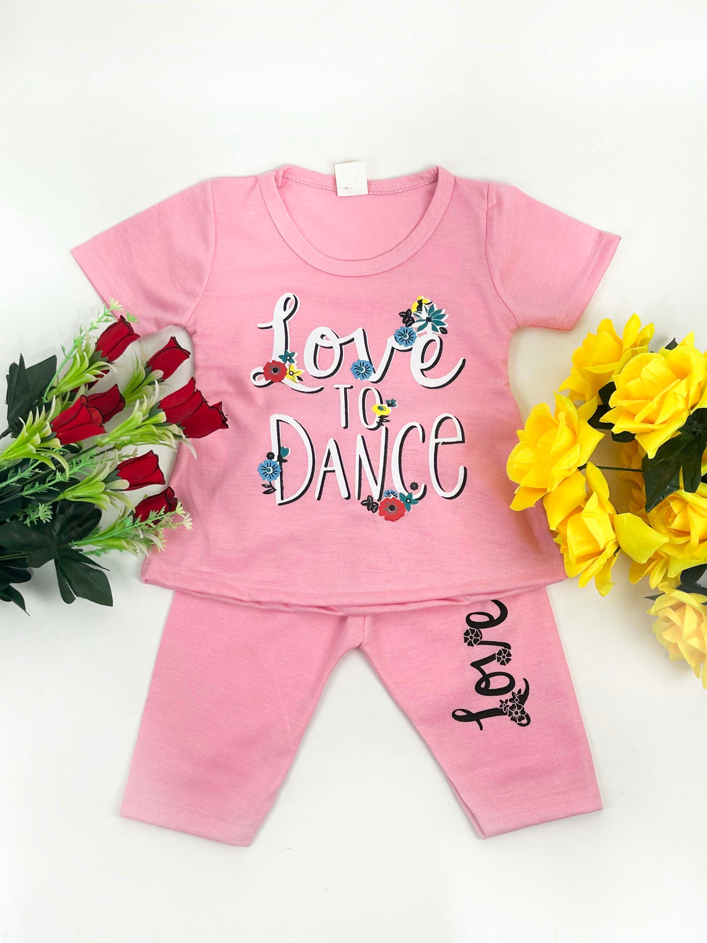 1Yr - 4Yrs Love Pink Suit For Girls RM GS237